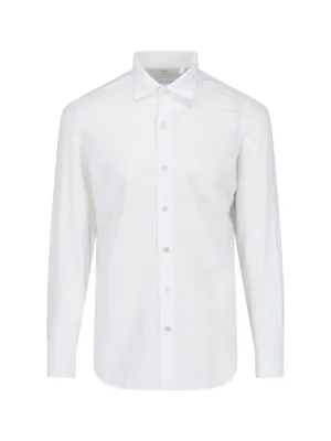 1925 Basic Shirt ?C White Anti-static Long Sleeve