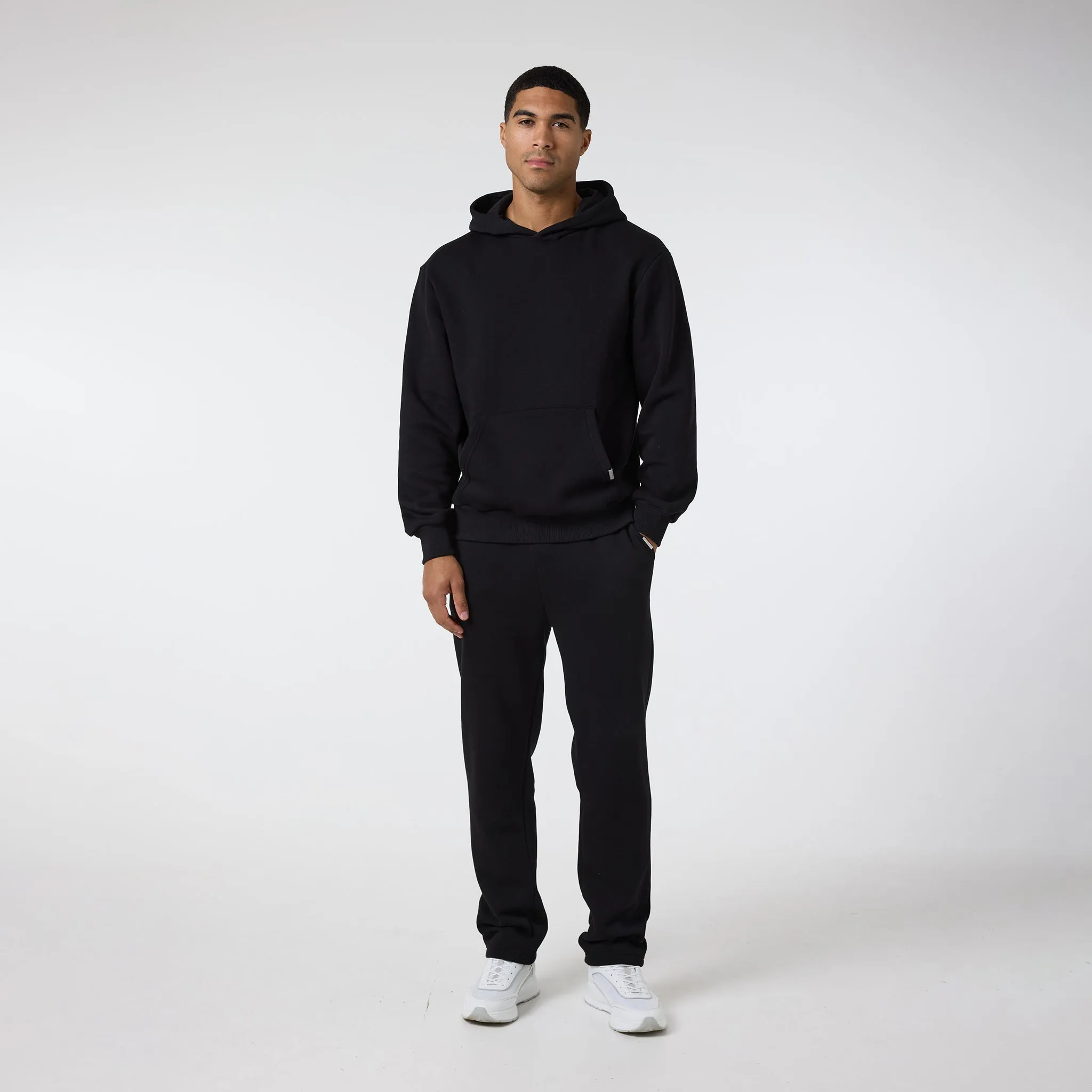 Essential Chic Street Apparel 2-Pack Relaxed Fit Hoodie | Black/Graphite