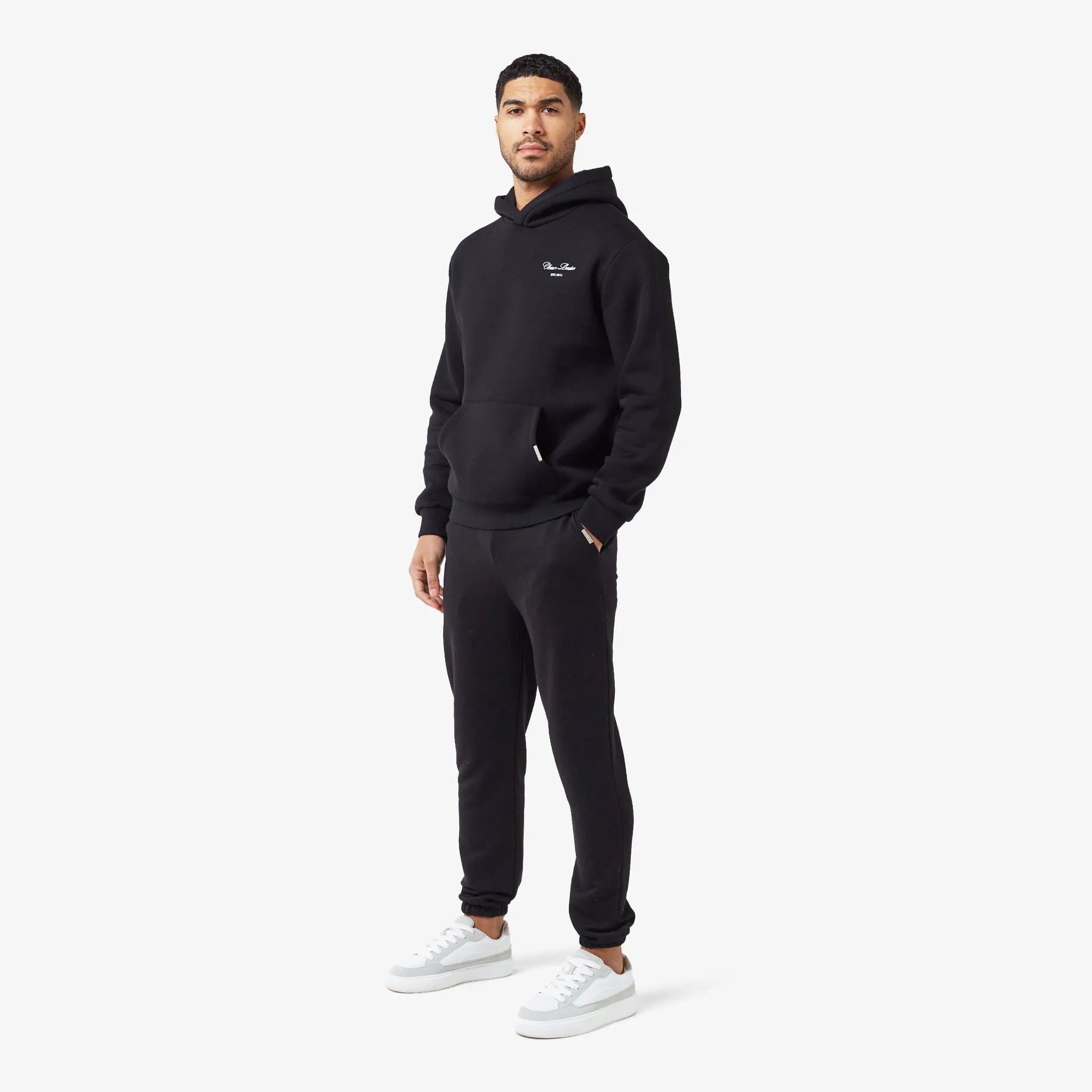 Weekend Wear 2-Pack Relaxed Fit Signature Hoodie | Black/Charcoal