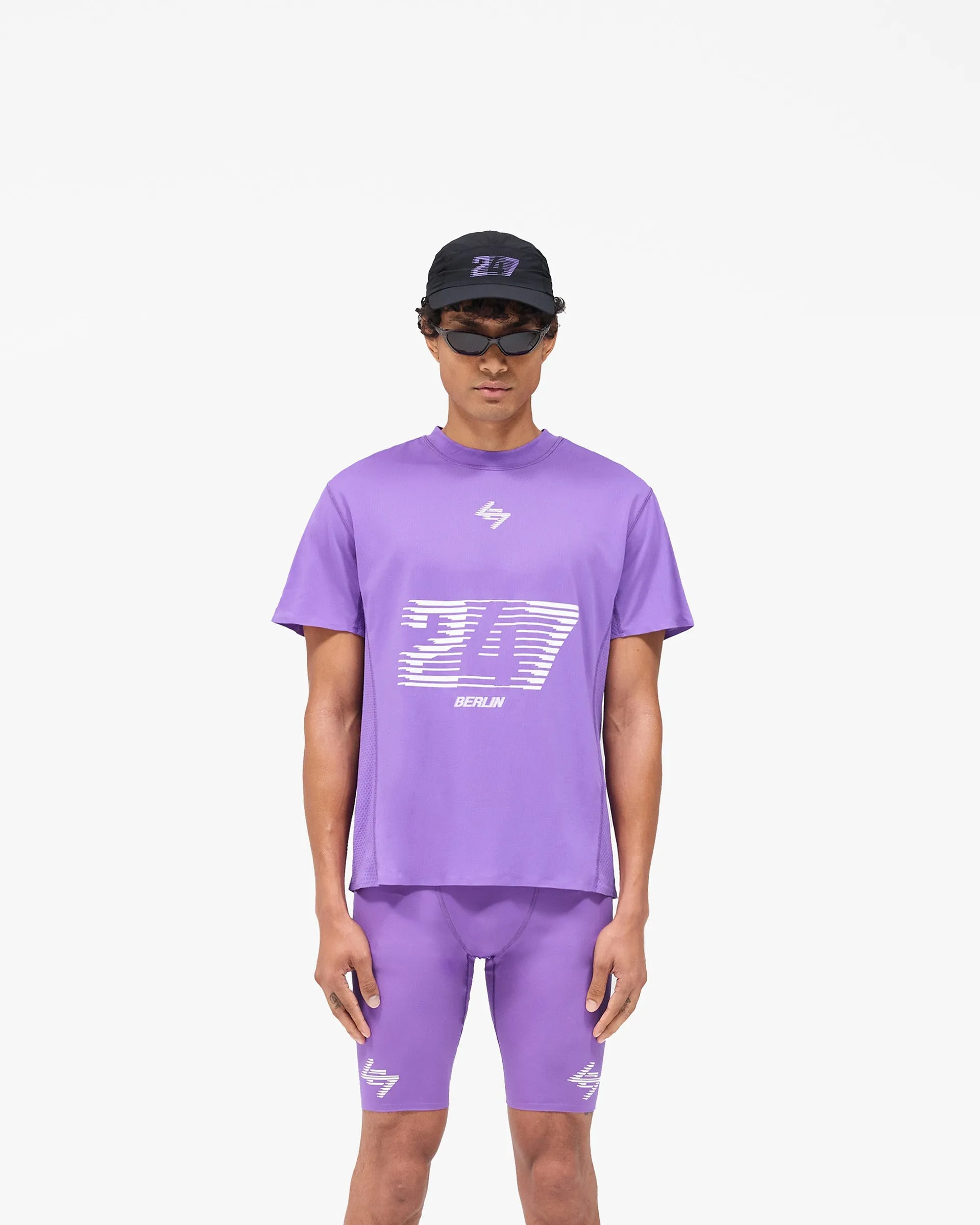 UV protected 247 Berlin T-Shirt - Purple