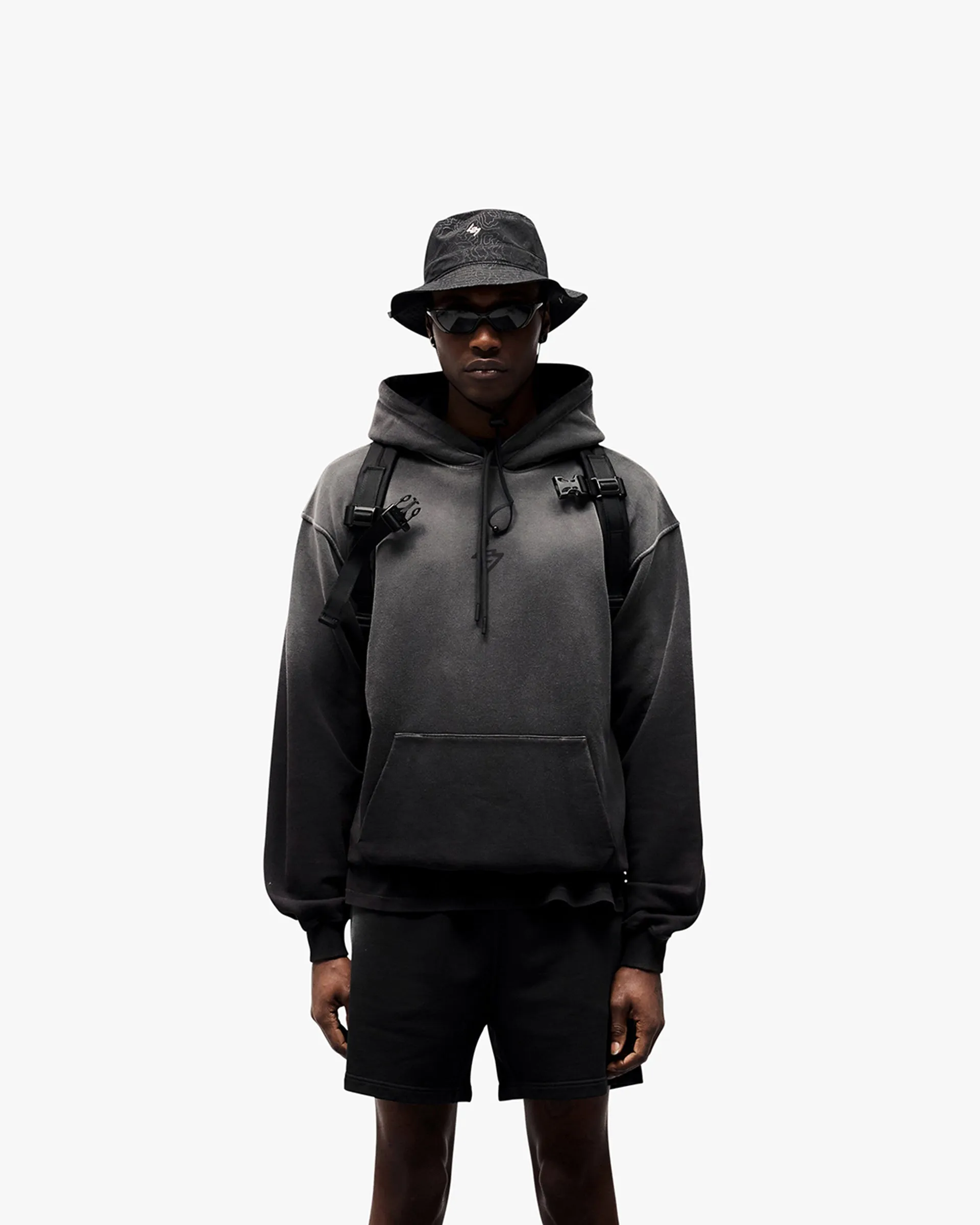 247 Motion Oversized Hoodie  - Black Smart Wear