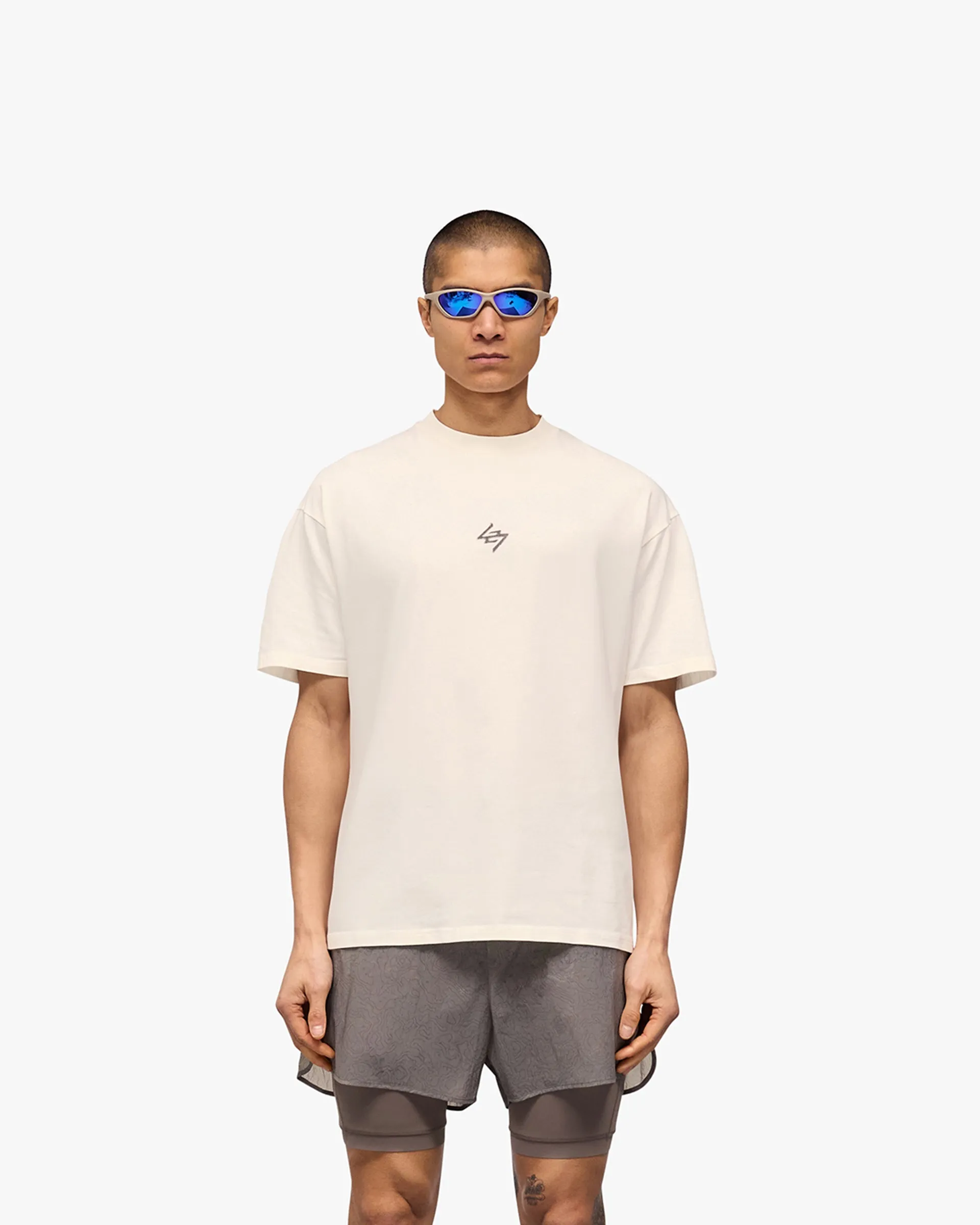 247 Motion Oversized T-Shirt - Flat White Comfortable fit