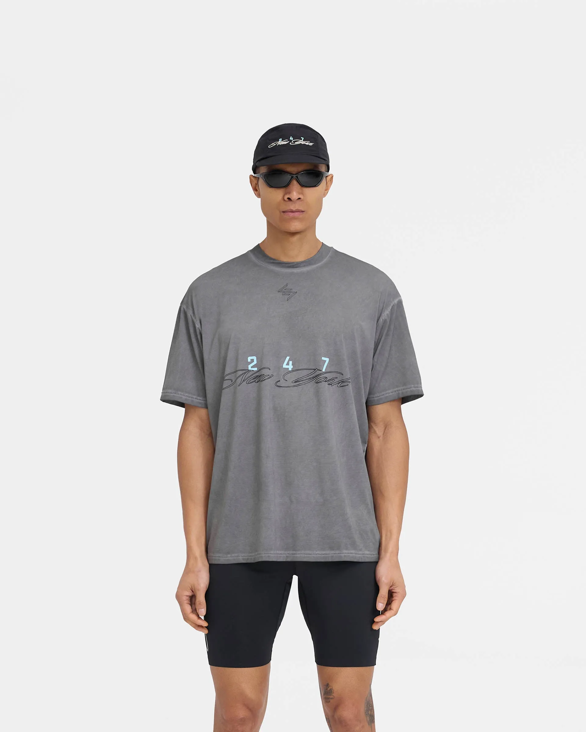 247 New York T-Shirt - Smoke Chilly Day Wear