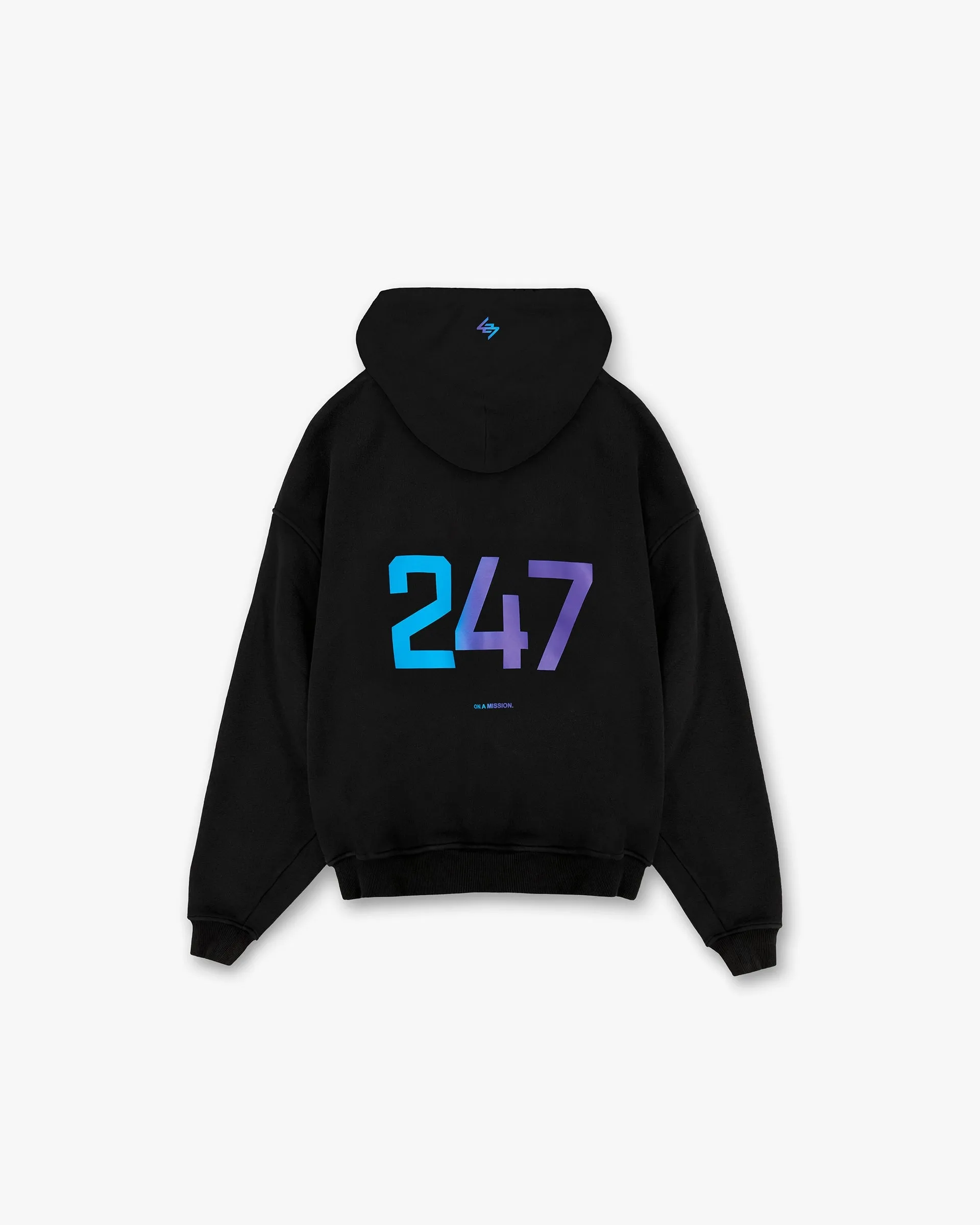 247 Oversized Hoodie - Purple Fade Business casual