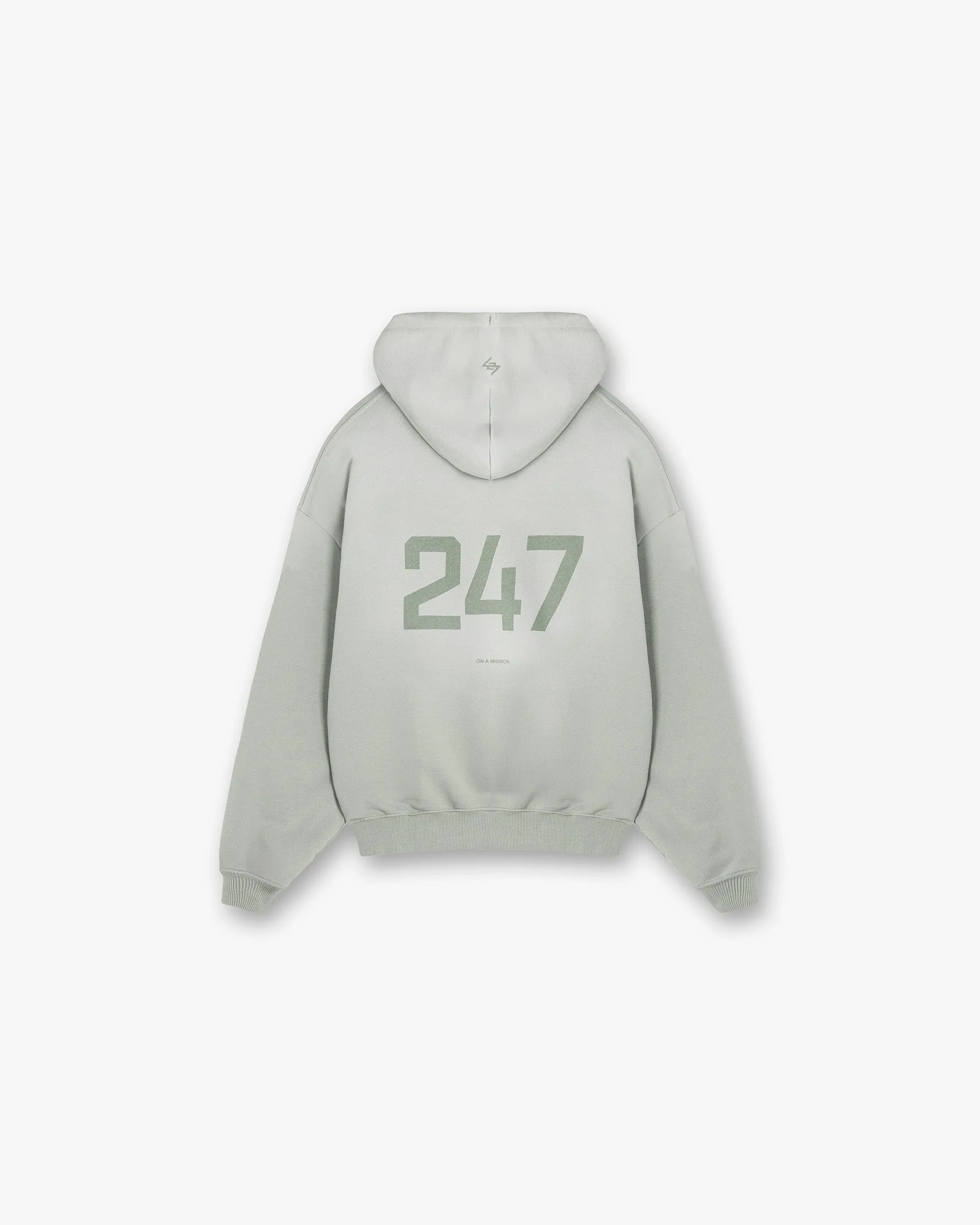 247 Oversized Hoodie - Sage Breathable Material Breathable
