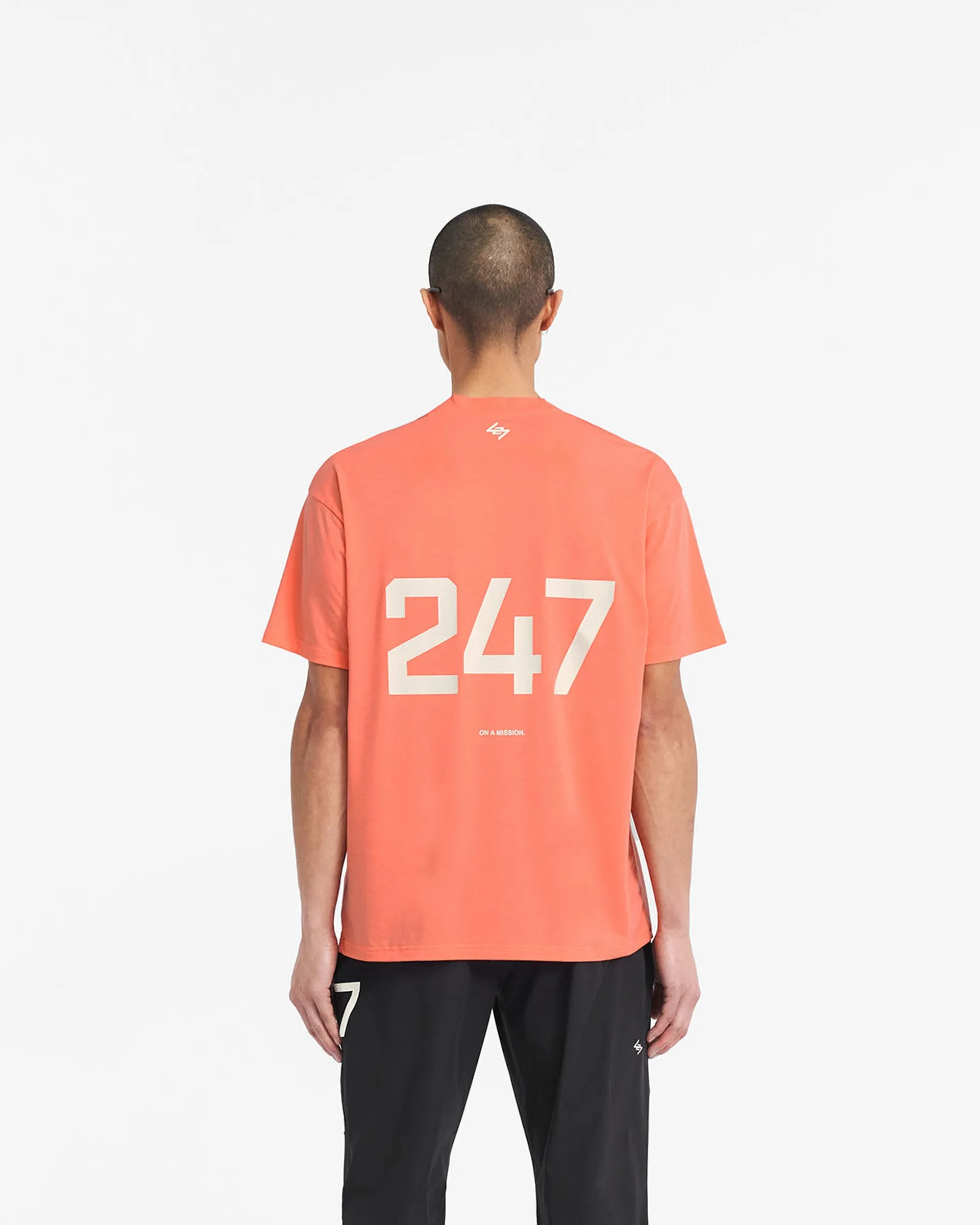 247 Oversized T-Shirt - Coral Weekend Fashion
