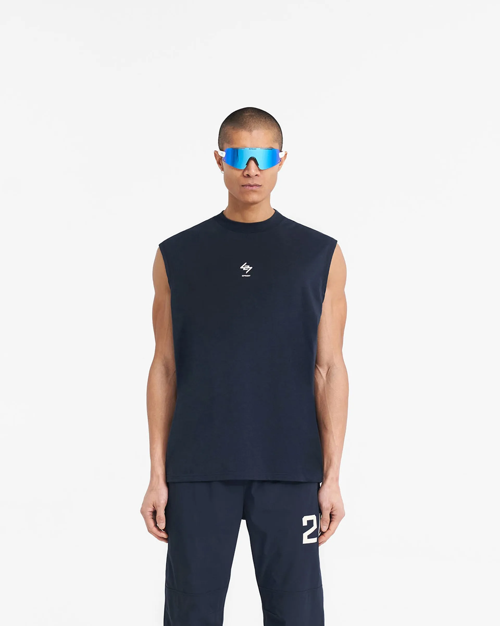 Perfect Comfort Wear 247 Oversized Tank - Navy