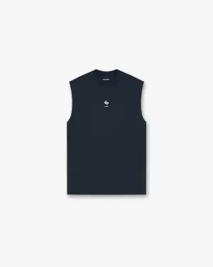 247 Oversized Tank - Navy Sports Outfit Lightweight Look