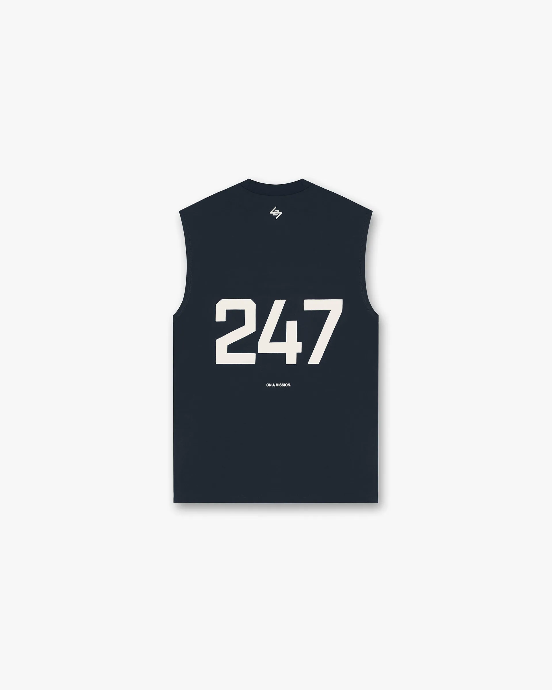 Cool and casual 247 Oversized Tank - Navy