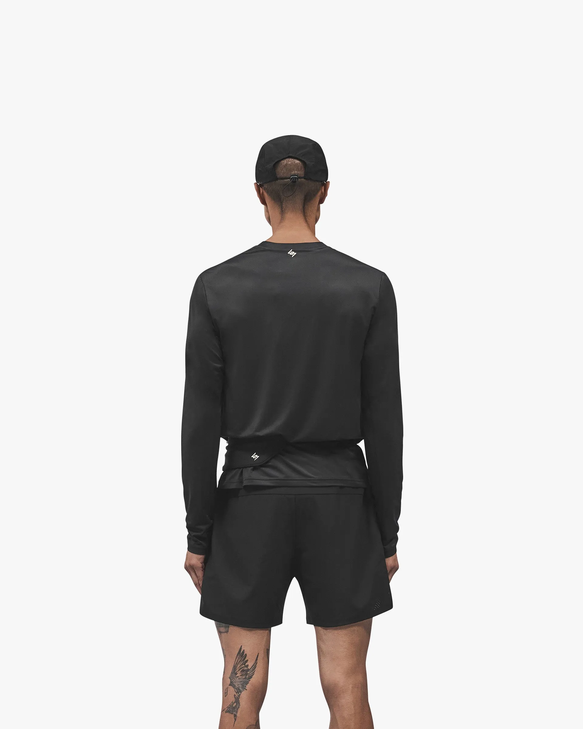 City Fashion Look 247 Trail Long Sleeve T-Shirt - Black