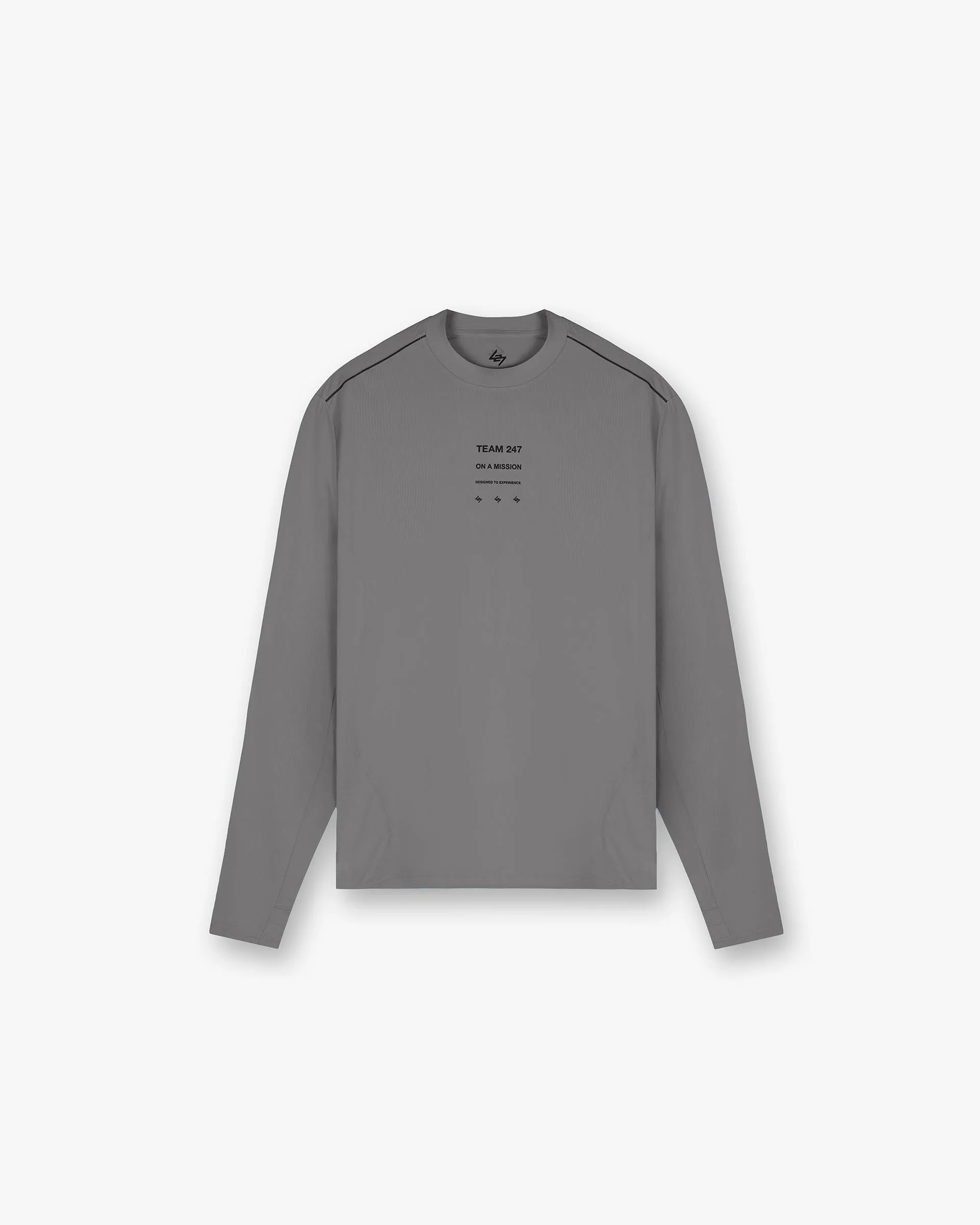 High-End Quality MinimalBranding 247 Trail Long Sleeve T-Shirt - Steel