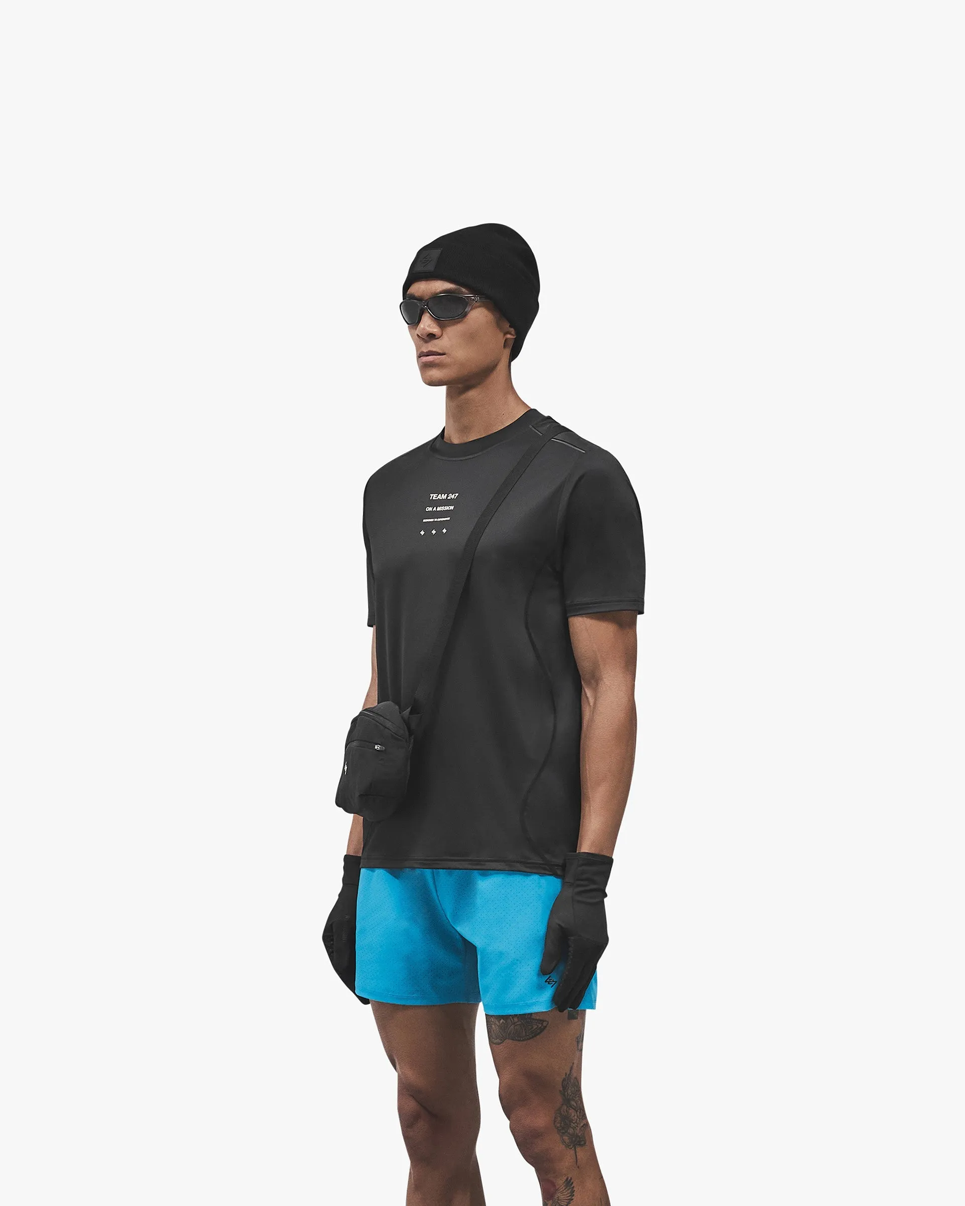 Simple Yet Cozy EnhancedDurabilityFinish 247 Trail T-Shirt - Black