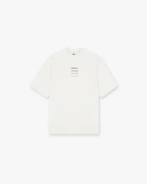 Seasonal Staple Chill Vibe 247 Uprising Oversized T-Shirt - Flat White