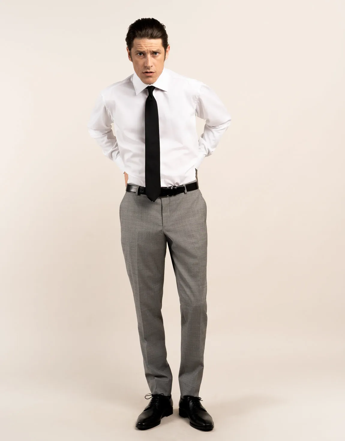 Fade Resistant Dye Lotus Light Grey Trouser