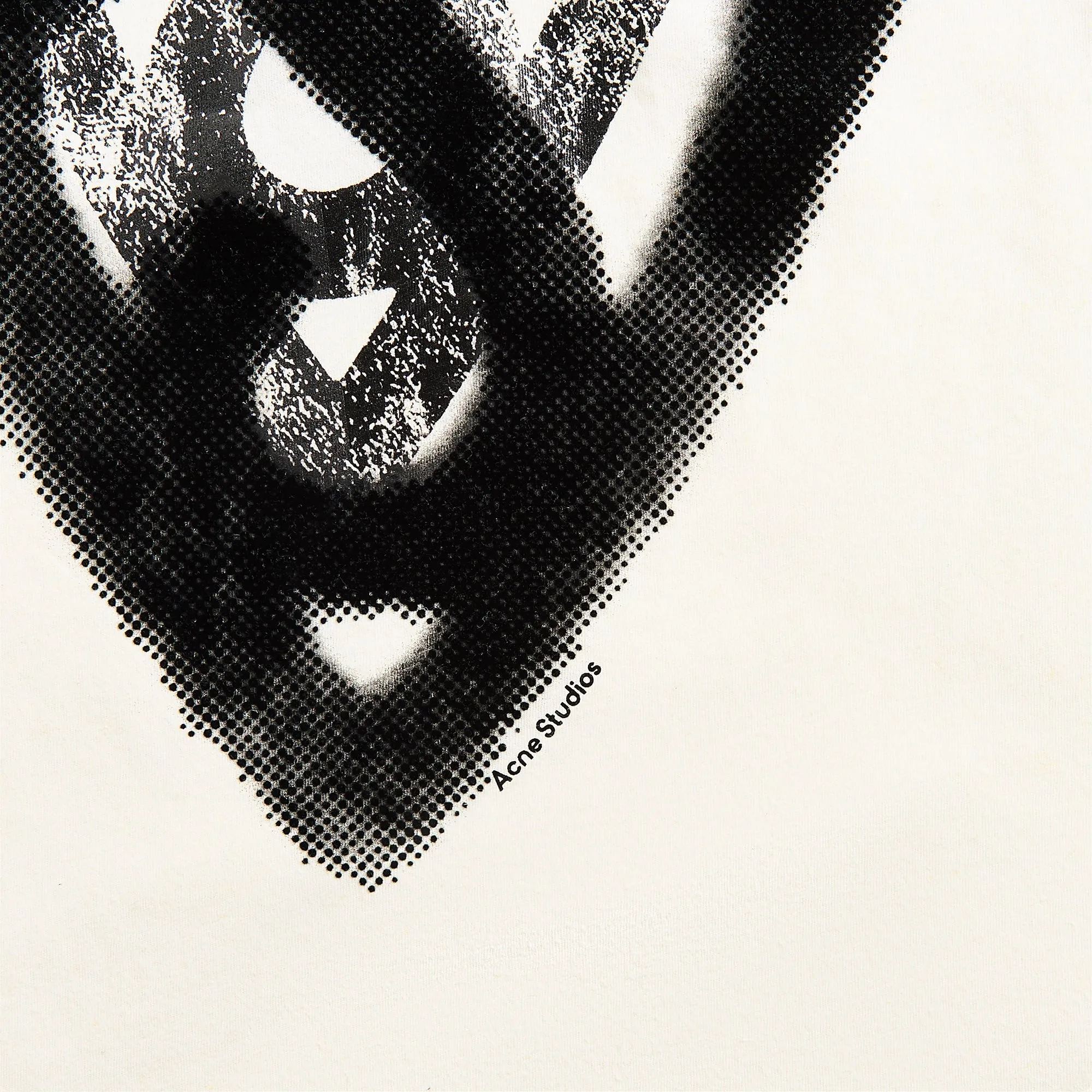 Acne Studios Tee - Optic White Low Impact Manufacturing Comfort Apparel