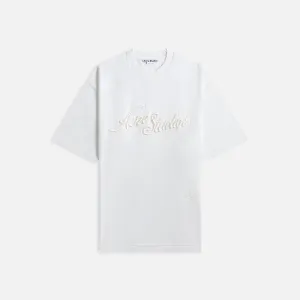 Soft Fit Wear Thermal Regulation Layer Acne Studios Tee - Optic White