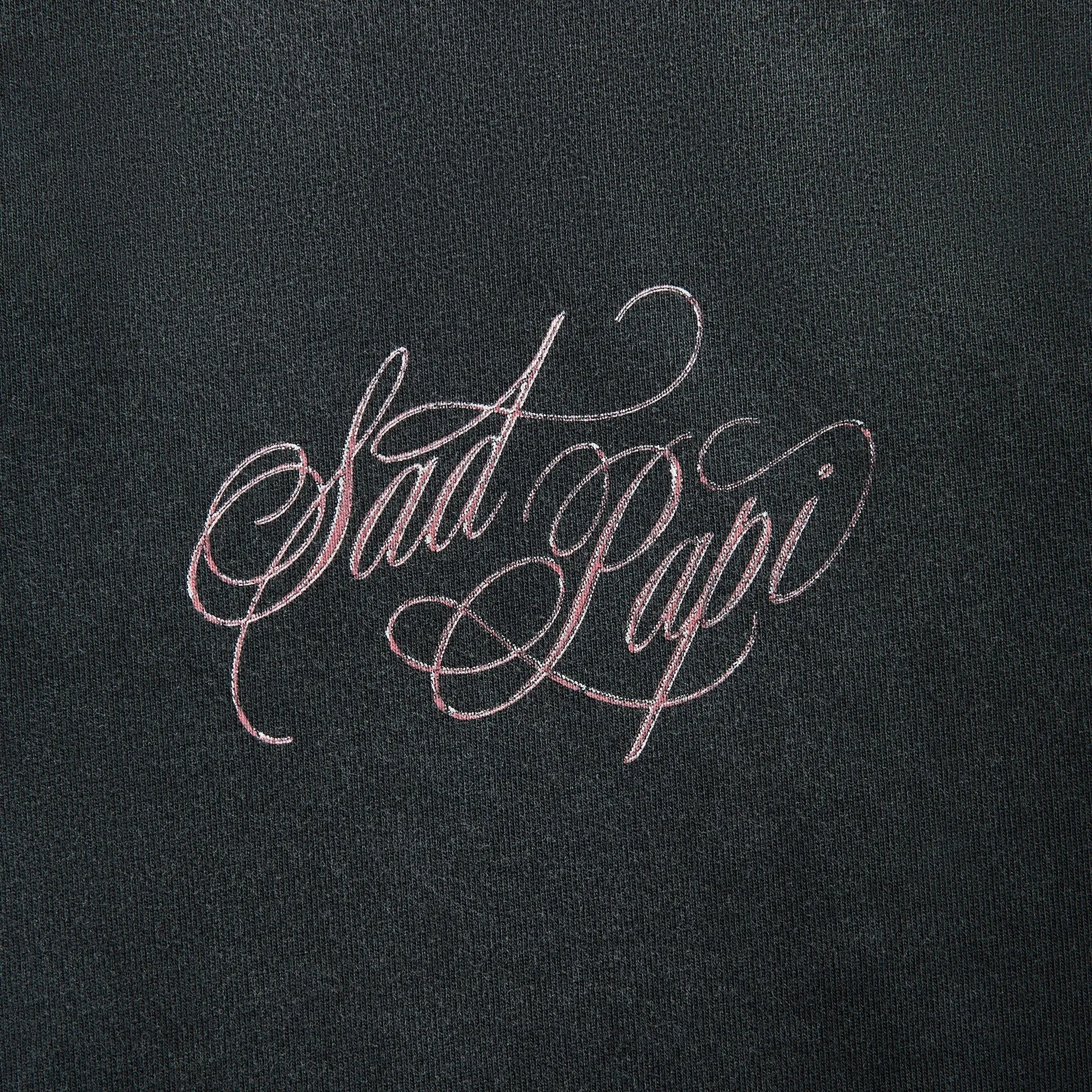 Willy Chavarria Sad Papi Buffalo Tee - Black Minimal Style Trend Layering Wear