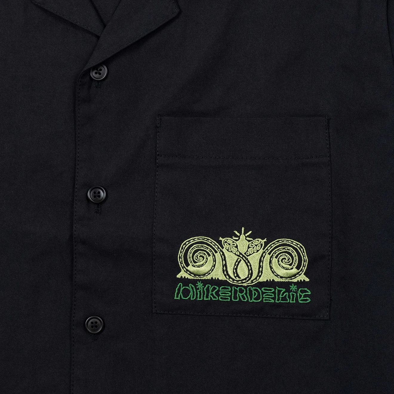 Hikerdelic Imbolc Short Sleeve Shirt Black Non Iron Material