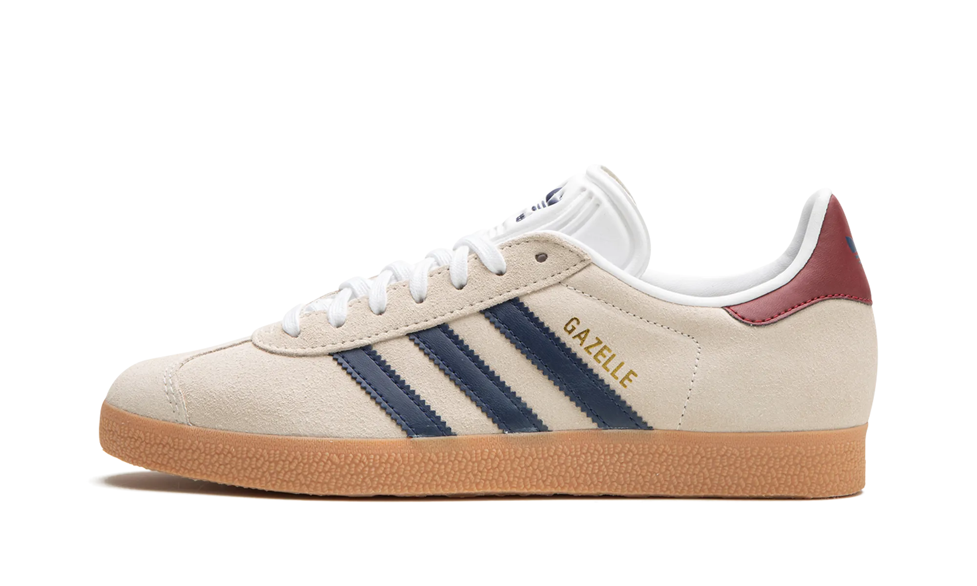 Gazelle "Off White / Dark Blue / Gum" comfort features