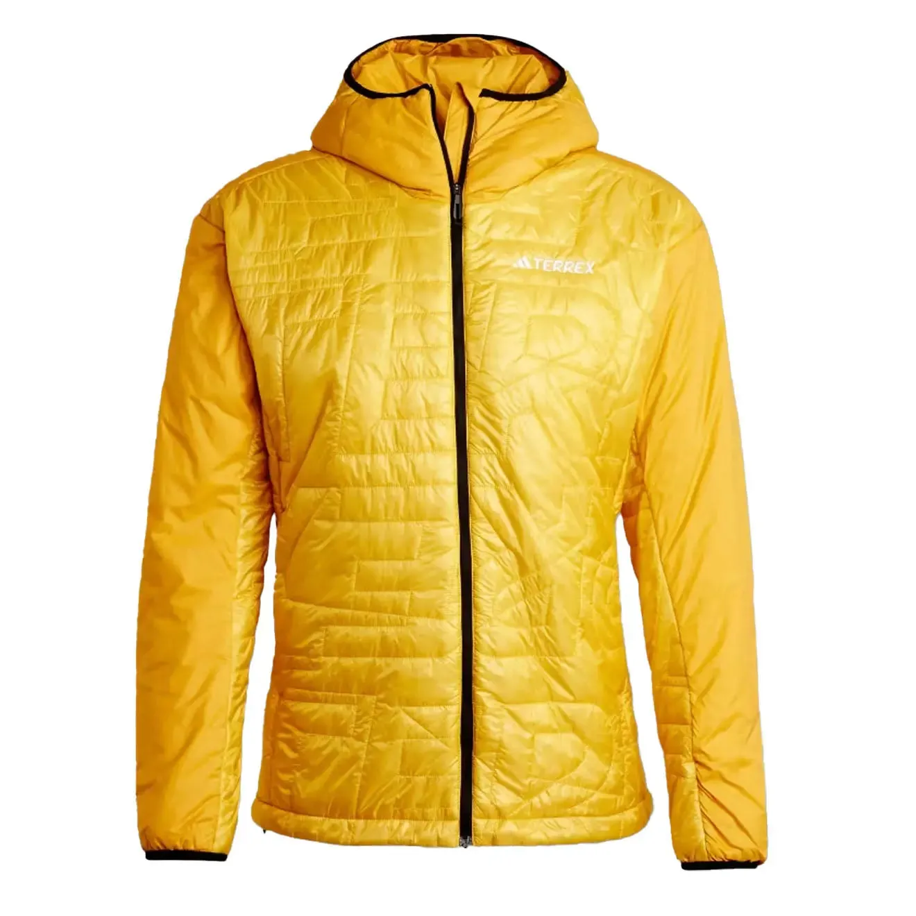 Comfort Fit Compression Resistant Insulation Adidas Terrex Xperior Varilite Primaloft Hooded Jacket Preloved Yellow