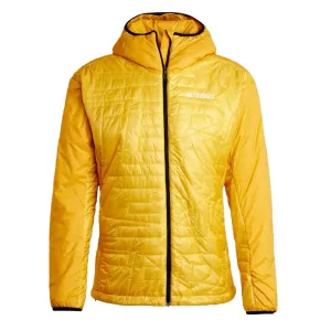 Comfort Fit Compression Resistant Insulation Adidas Terrex Xperior Varilite Primaloft Hooded Jacket Preloved Yellow
