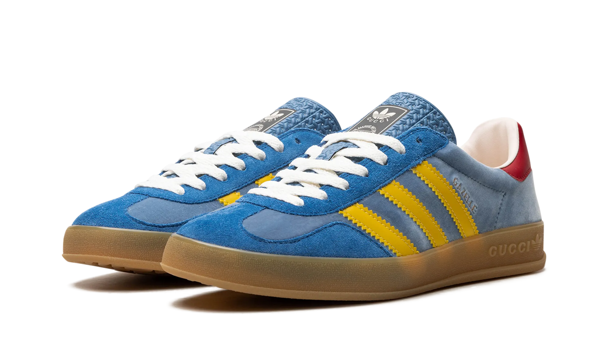 Gazelle "Gucci Light Blue Suede" Durable Leather Skater Friendly