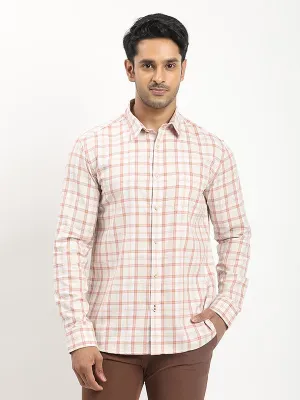 Mountain Retreat family gathering Men Checked Full Sleeve Cotton Shirt