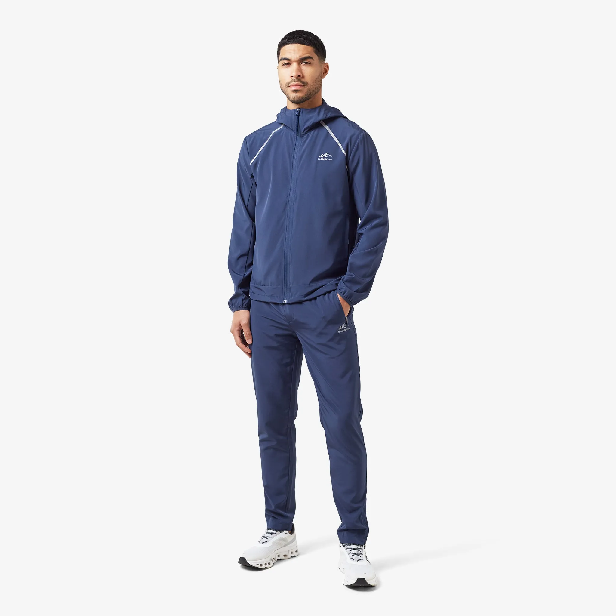 Mold Resistant Coating Reflective Core Windbreaker | Navy