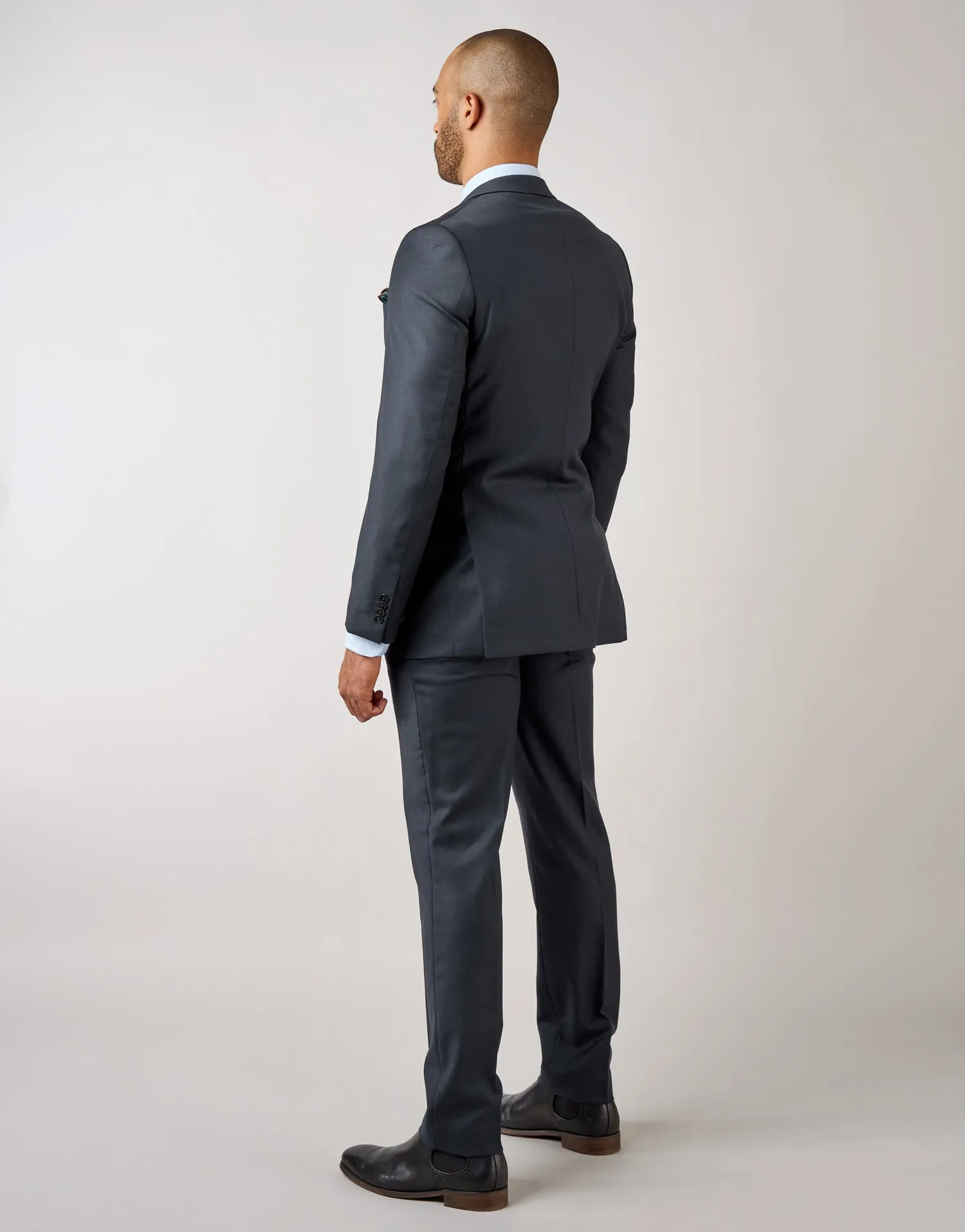 Work Essential Practical Comfort Lotus Navy Suit Trouser