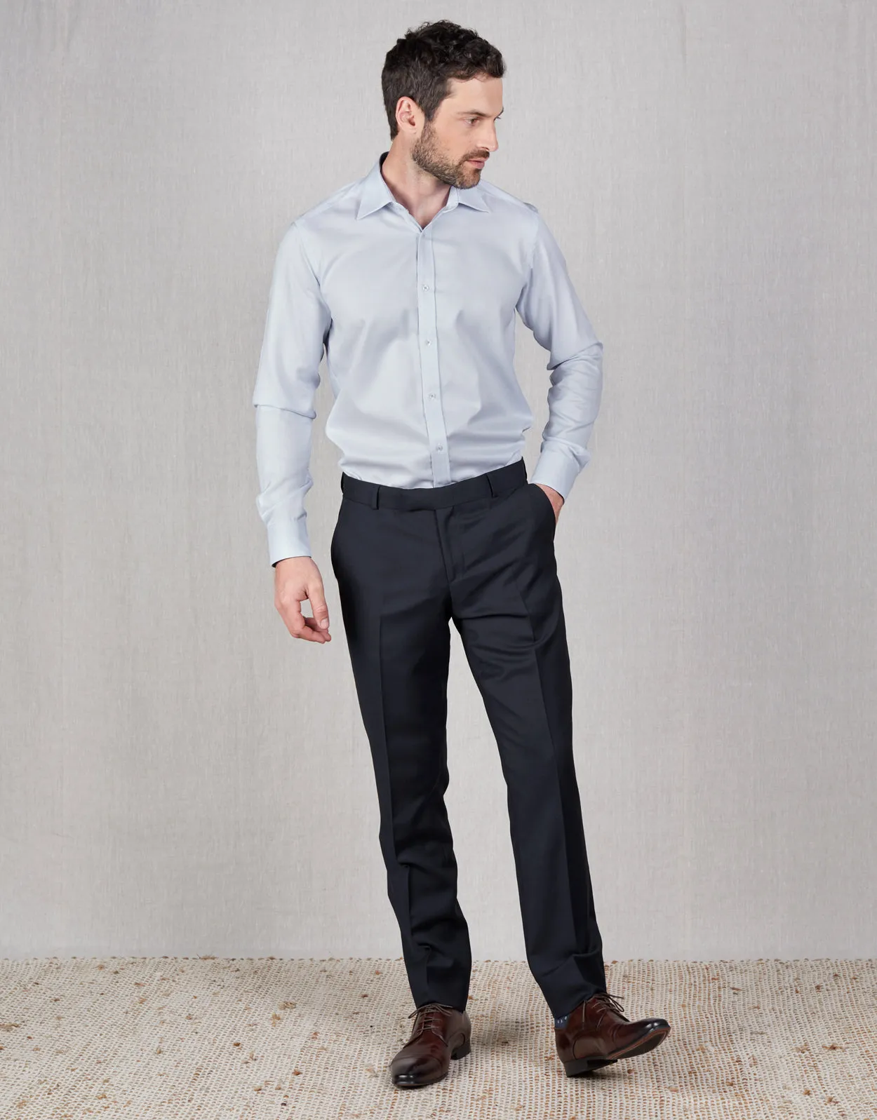 Lotus Navy Suit Trouser FlexibleMobility Active Stretch