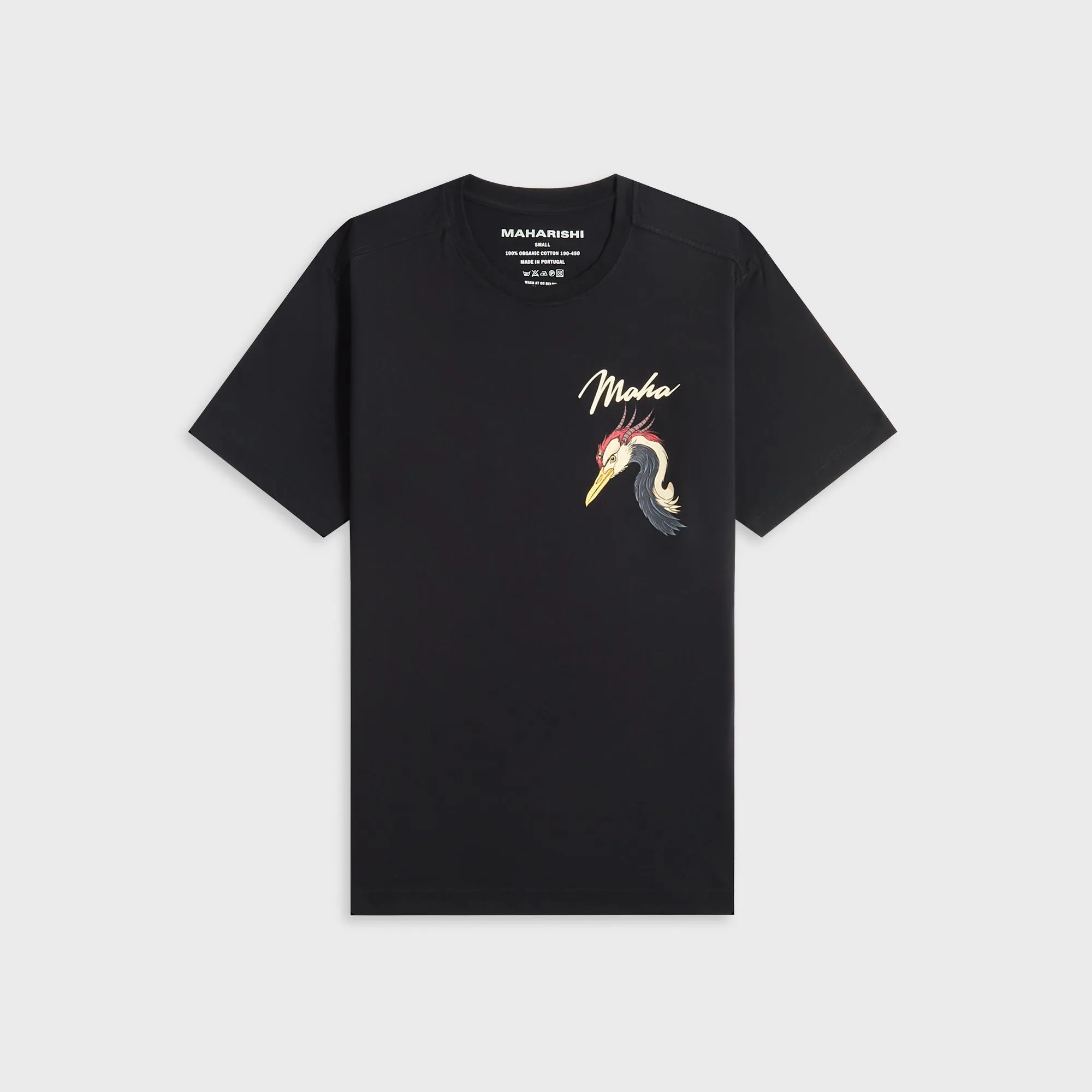 Maharishi Year of the Crane Tee - Black All-Season Comfort Wear All-Day Stretch