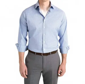 Non-Iron Dress Shirt In Multi Check Festival Fashion Minimalist Fit