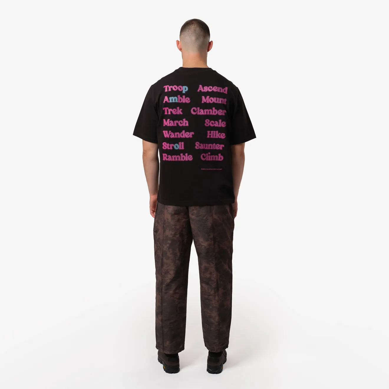 All-Day Comfort Wear Purple Mountain Observatory Ascend S/S Tee Black