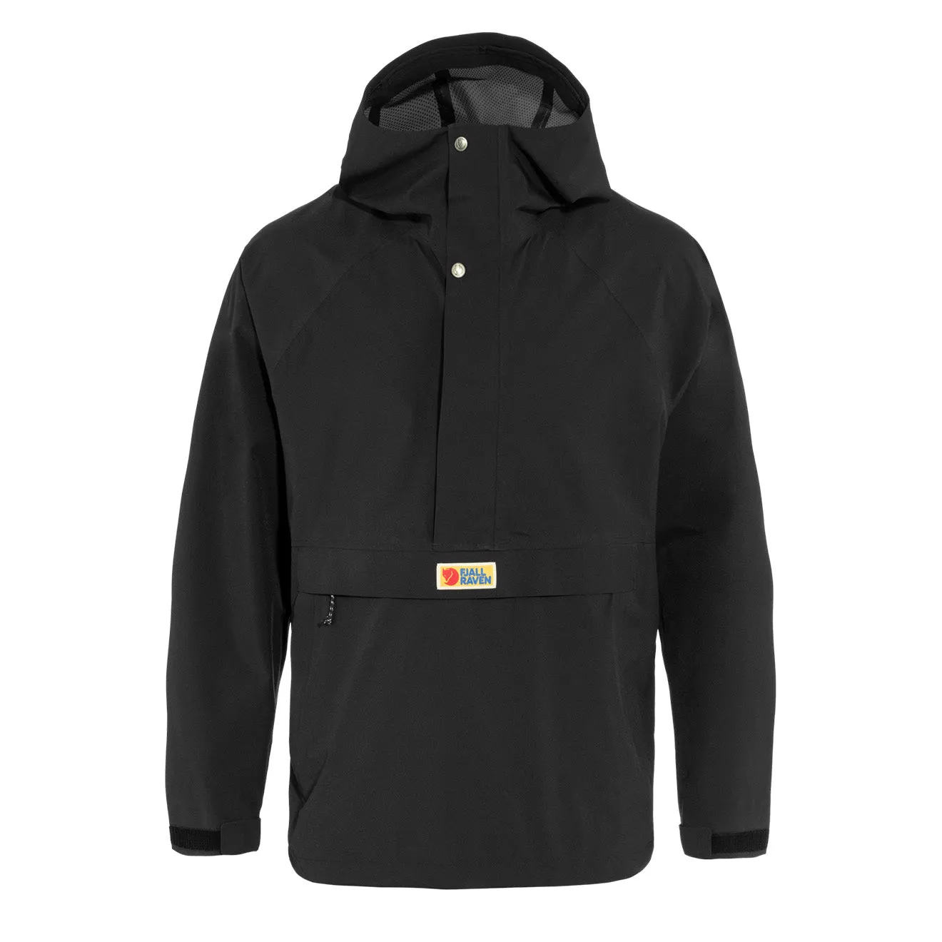 Simple Comfort Taped Seam Construction Fjallraven Vardag Hydratic Anorak Black