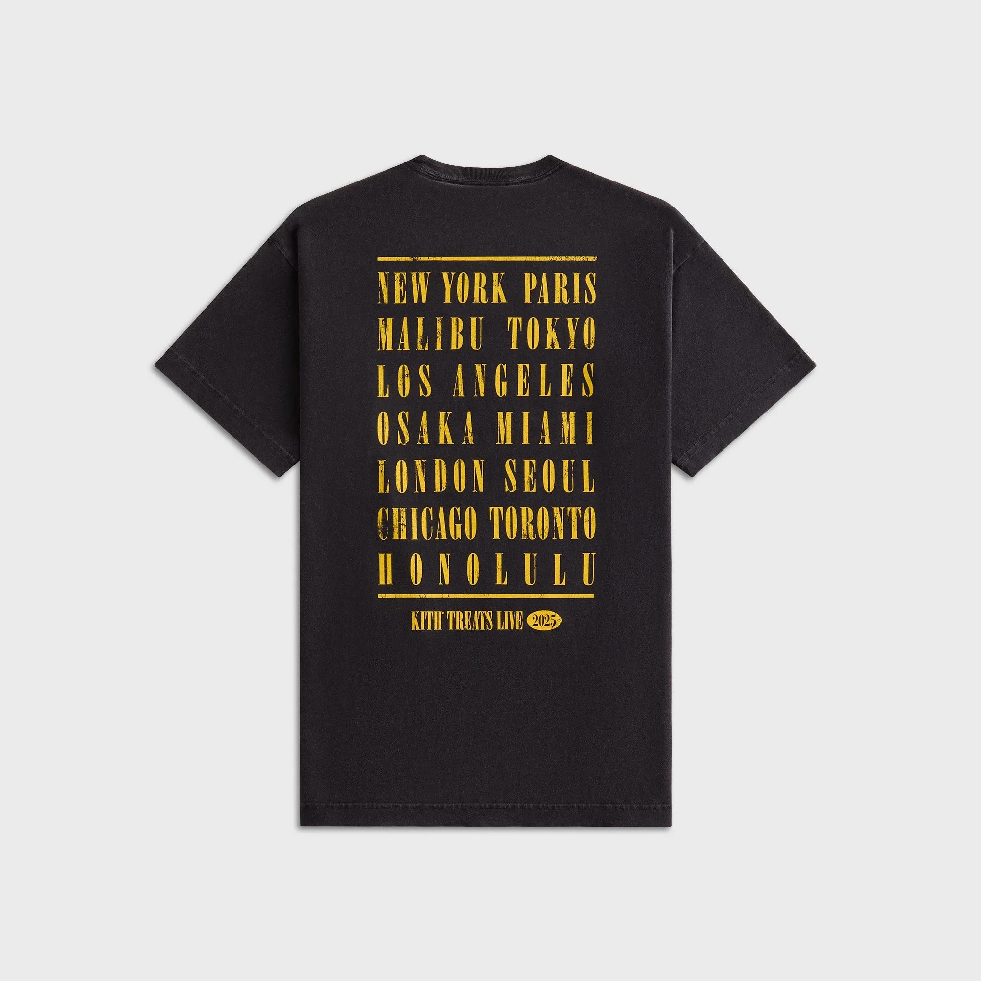 Kith Treats Heart-Shaped Swirl Vintage Tee - Black Bold Style Comfy Comfort