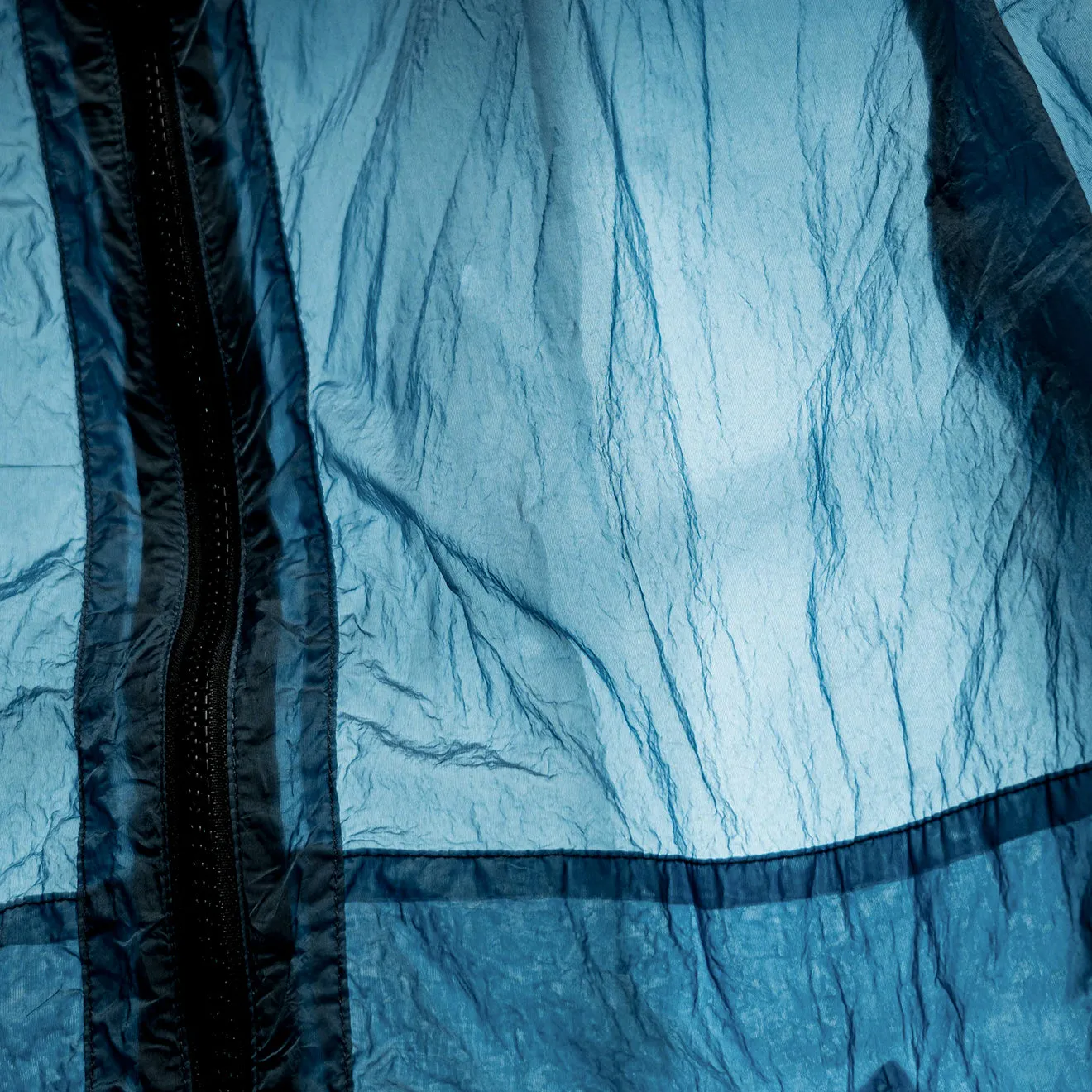 Conference Appropriate EasyCare Fabric Left Hand Enna Overshirt Mid Blue