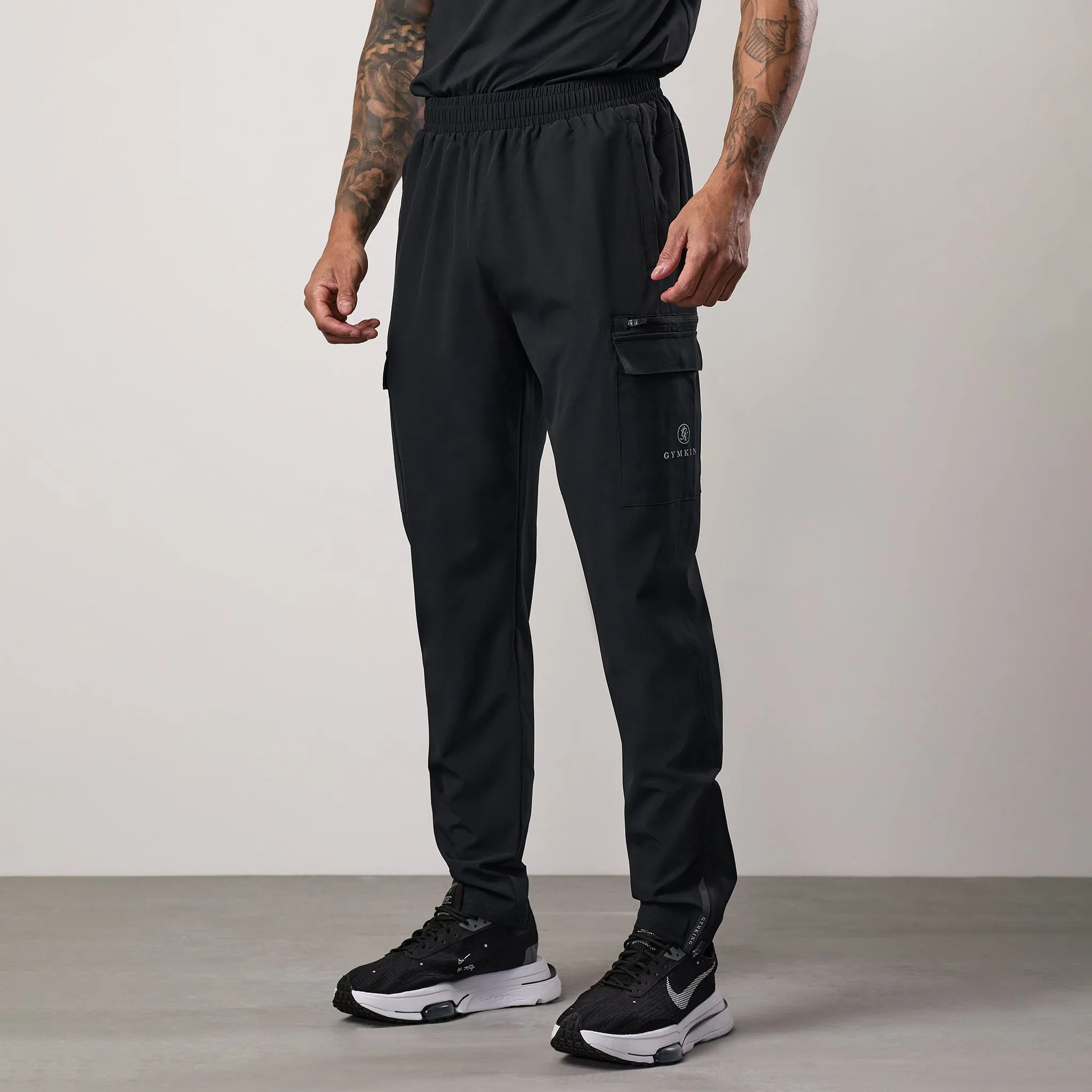 Comfortable Look Wear Casual Vibe Gym King Pro Woven Cargo - Black