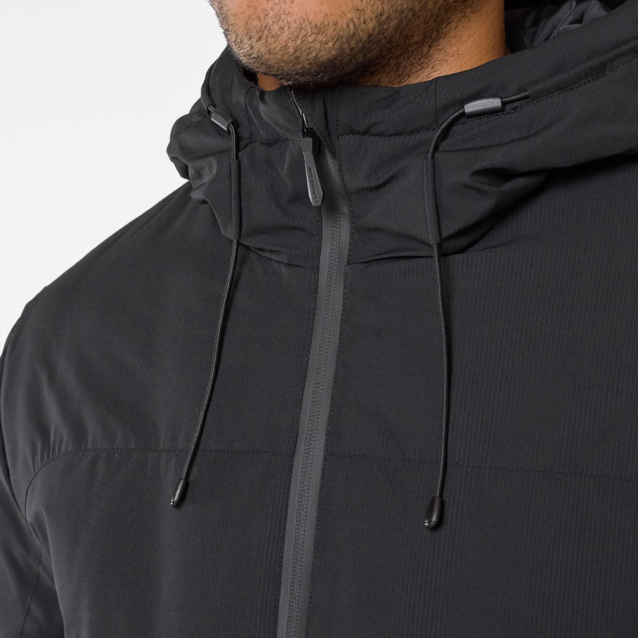 Alpine Jacket | Black Quick Release Buckle Mechanism