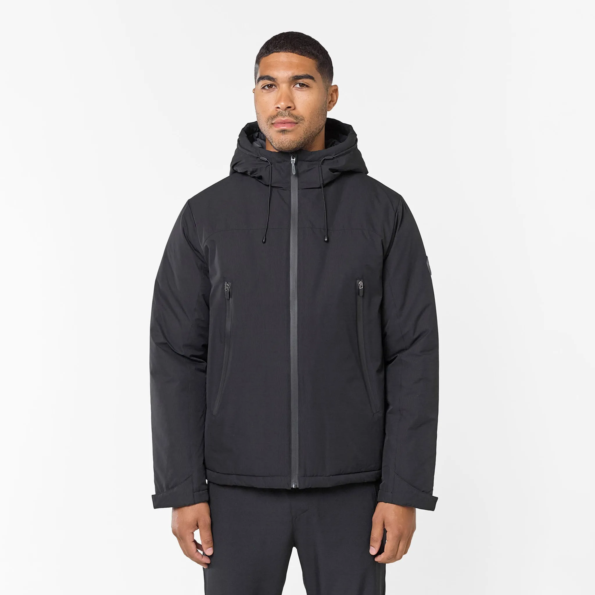 Reinforced Stitching Casual Chill Look Alpine Jacket | Black