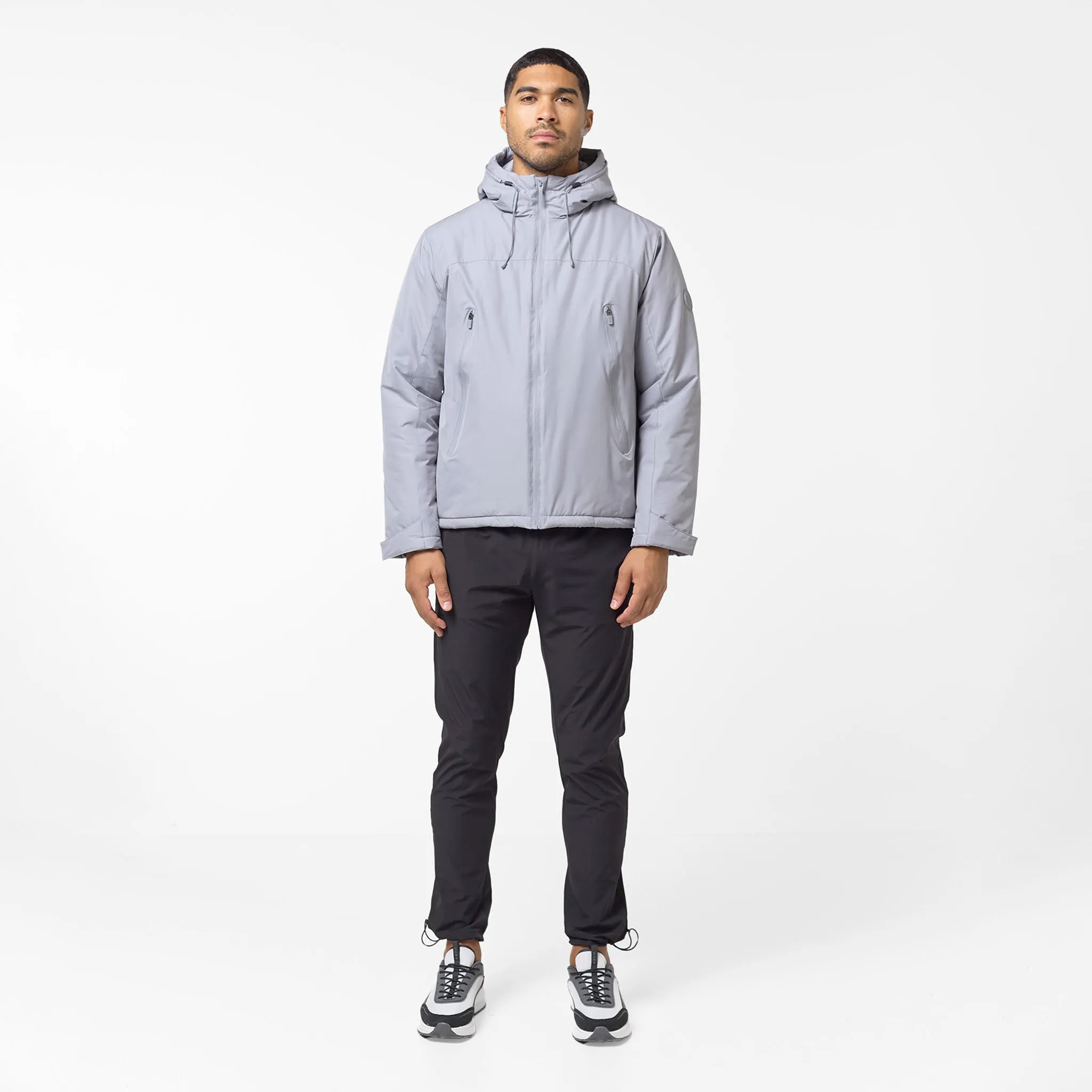 Alpine Jacket | Mid Grey Double Layered Reflective accents