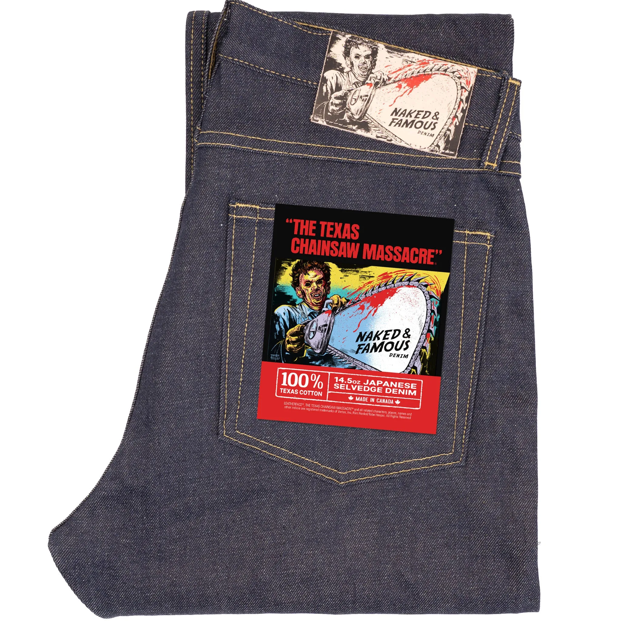 Total Comfort Casual Comfort True Guy - Texas Chainsaw Massacre "Leatherface" Selvedge - Indigo