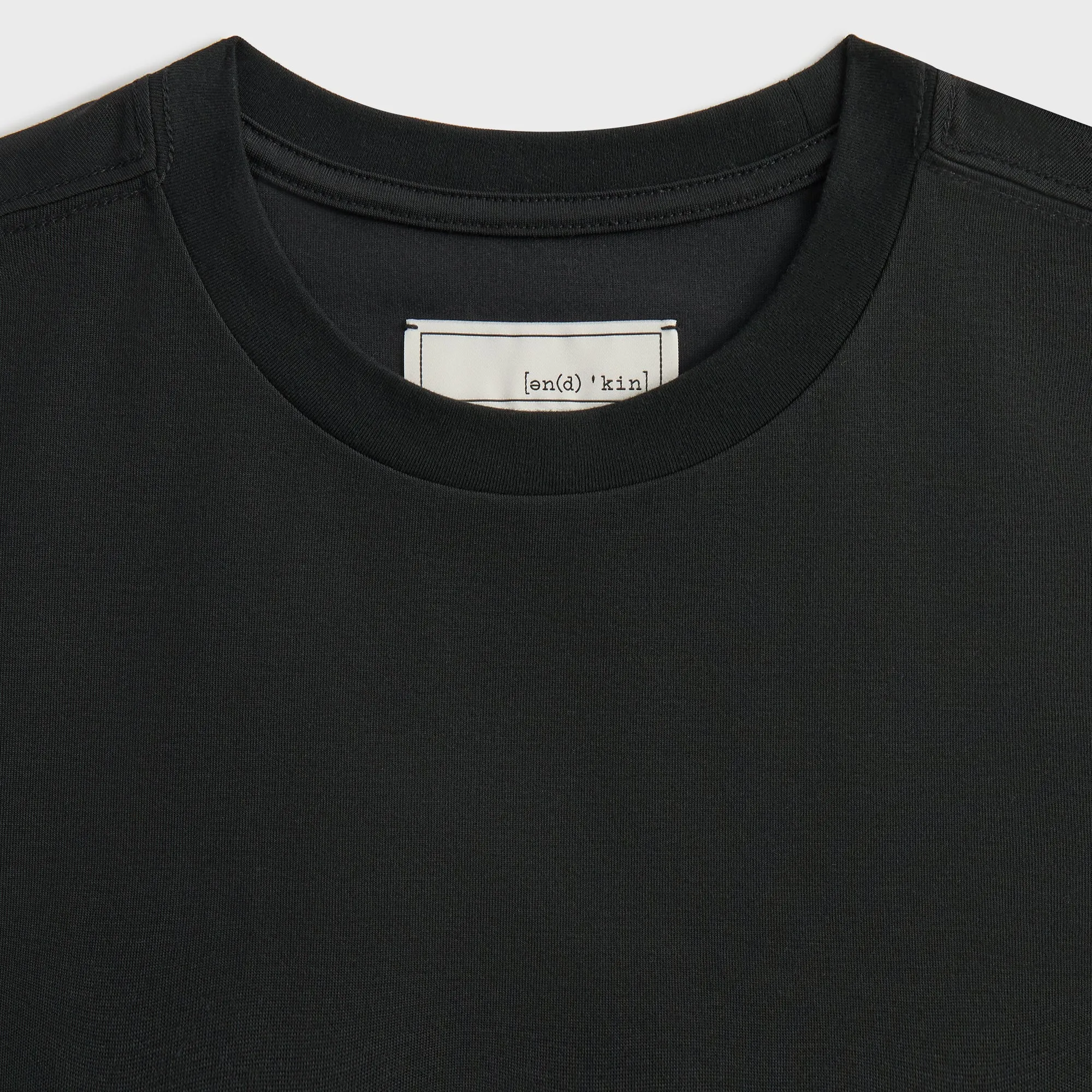 Soft and Stretchy Layer Ready &Kin Short Sleeve Darin Tee - Black