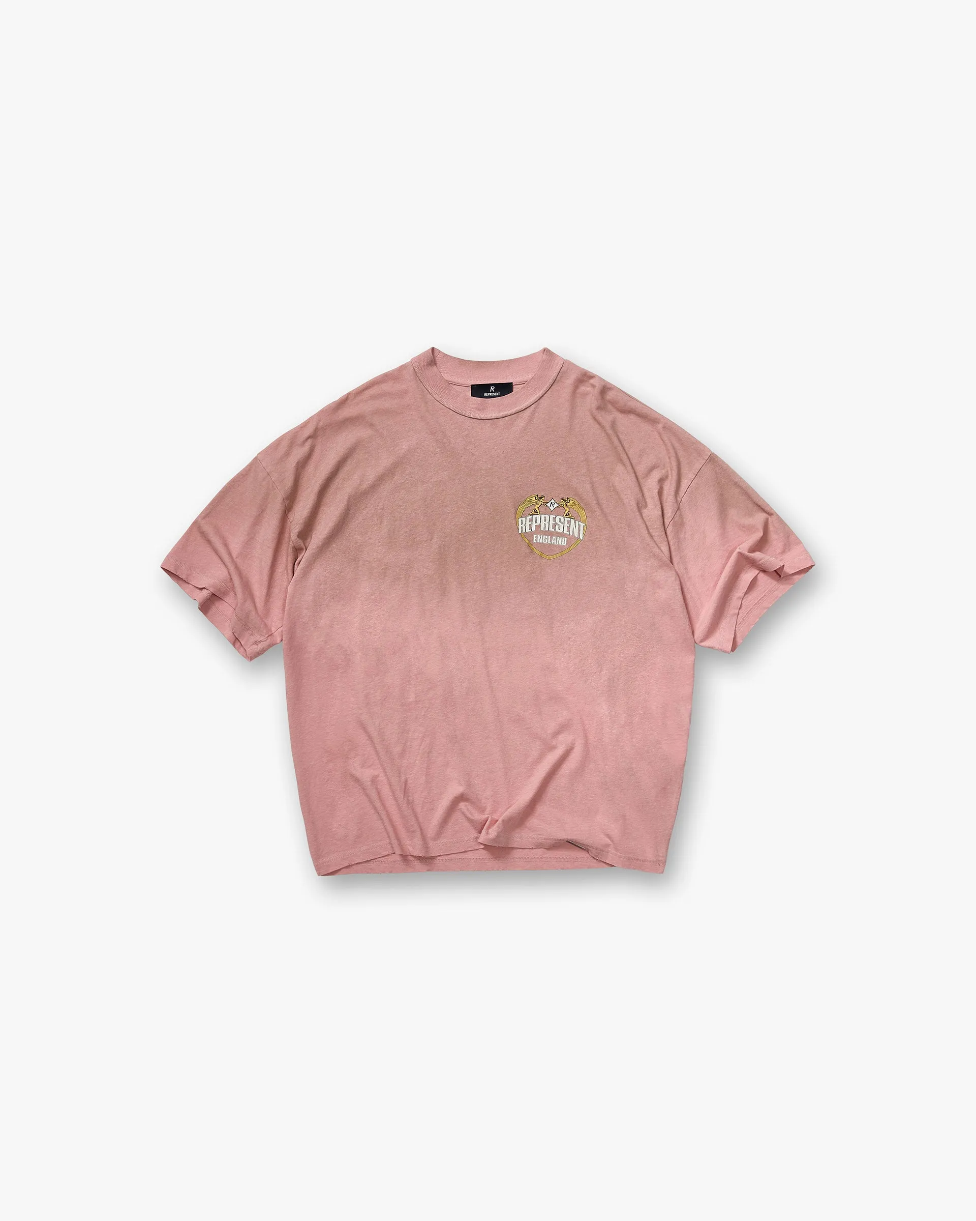 Yoga class Fashion Layering Angel Border T-Shirt - Quartz