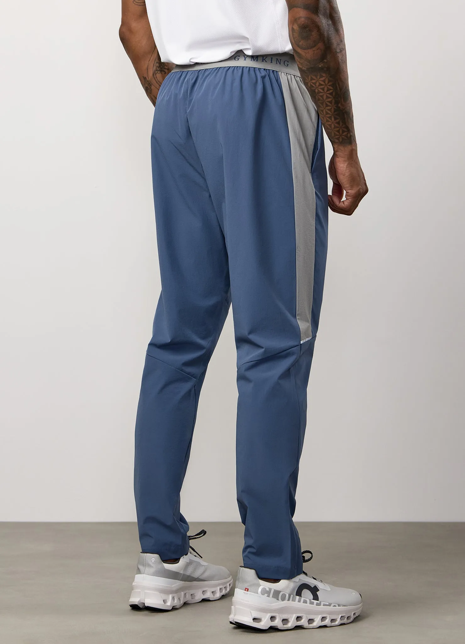 Casual Appeal Effortless Look Gym King Endurance Woven Pant - Deep Sea Blue/Urban Grey