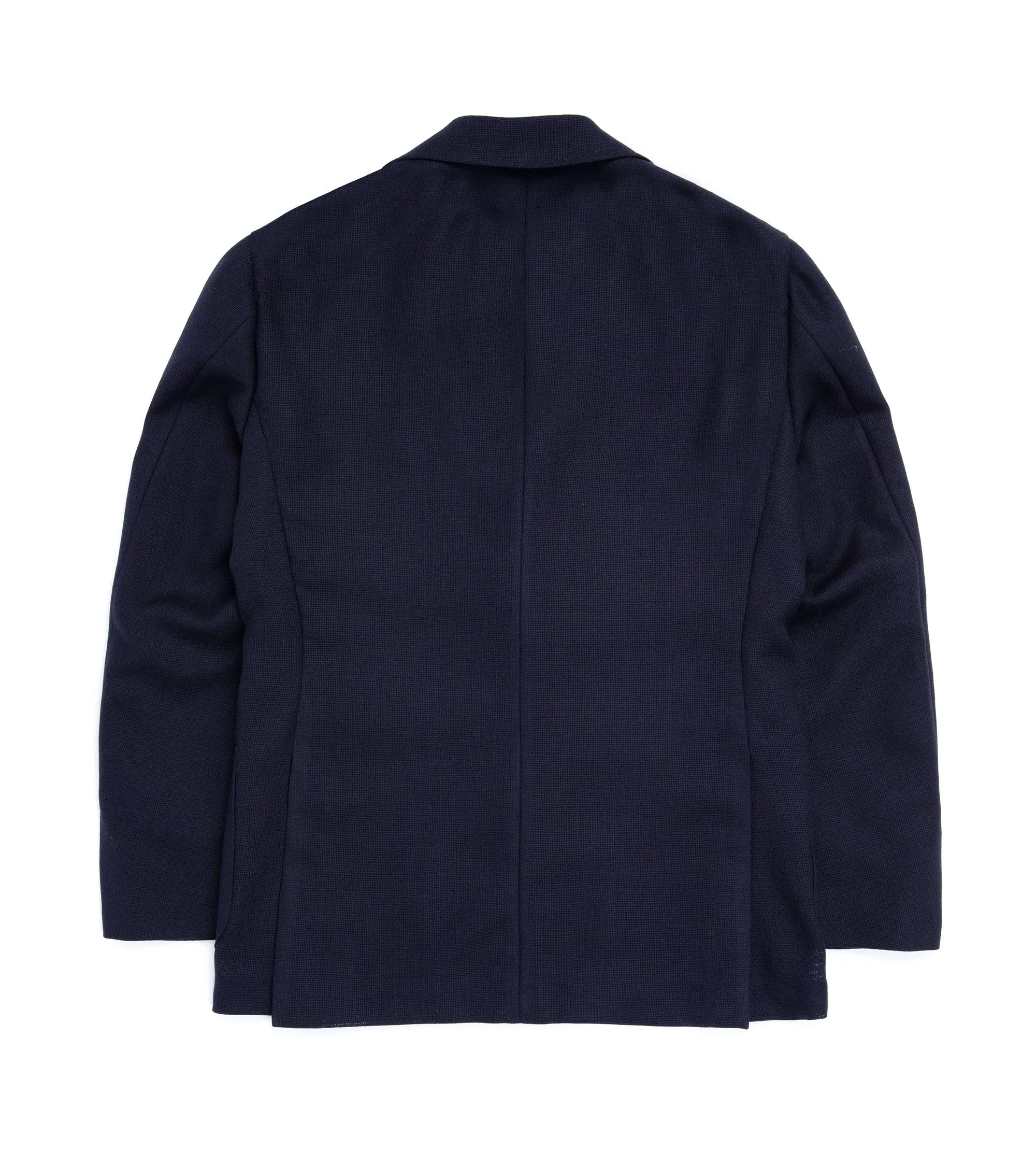 Waterproof Technology Ring Jacket Wool Mesh Balloon Jacket: Navy