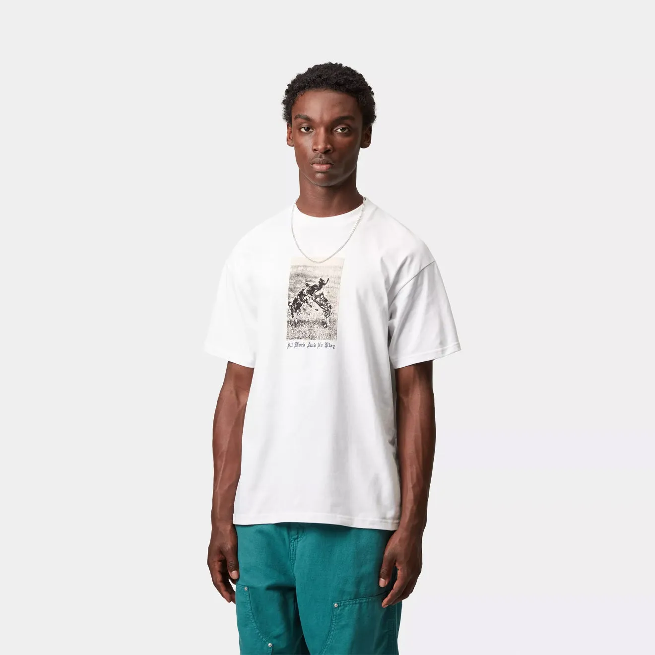 Carhartt WIP S/S No Play T-Shirt White Smart Casual