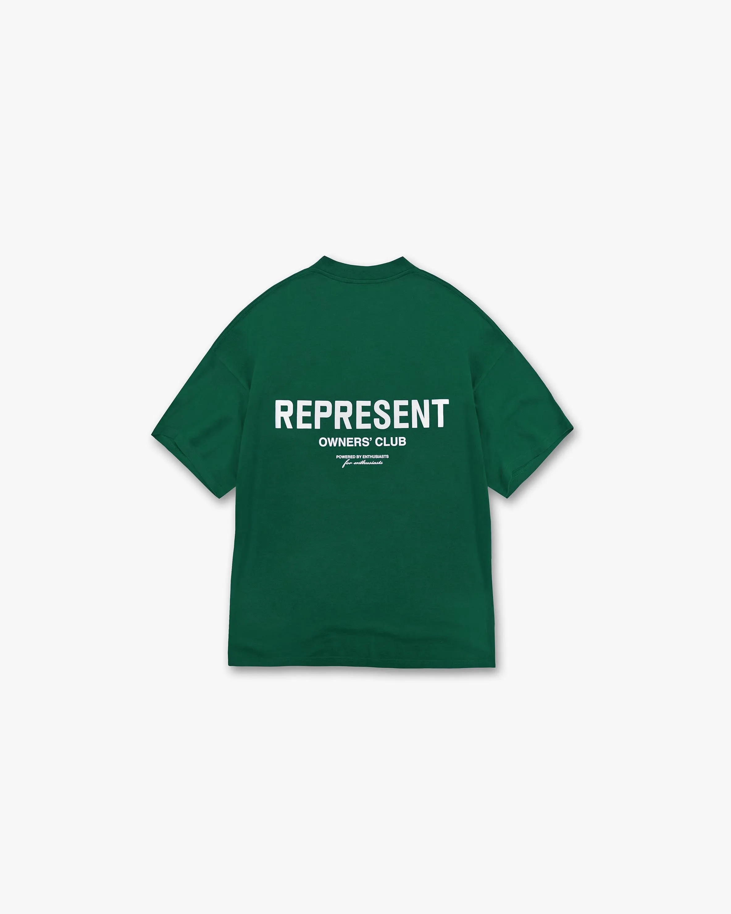 Everyday Essential Versatile Layering Piece Represent Owners Club T-Shirt - Racing Green