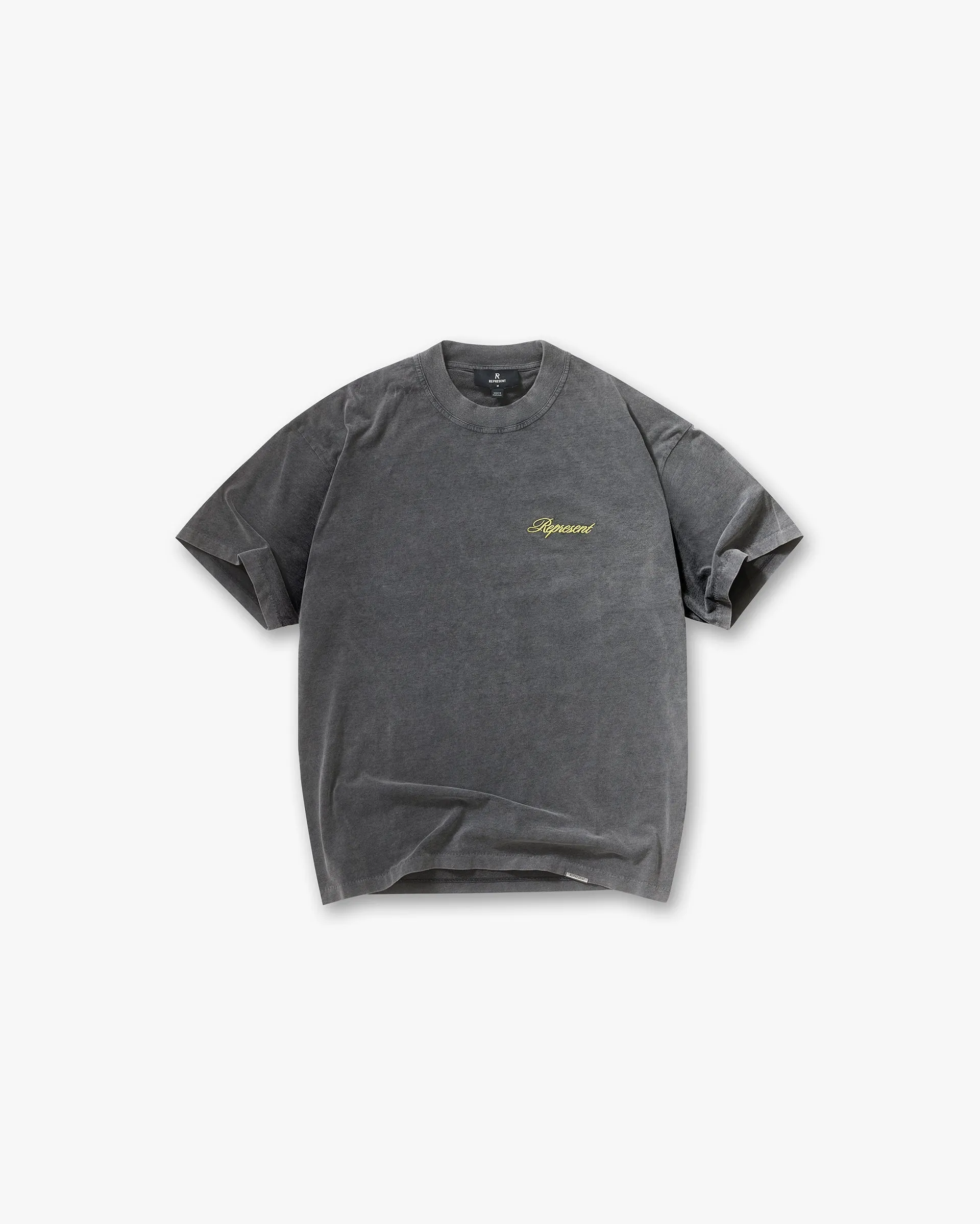 Script Logo T-Shirt - Vintage Grey Comfortable Touch Comfortable Layering