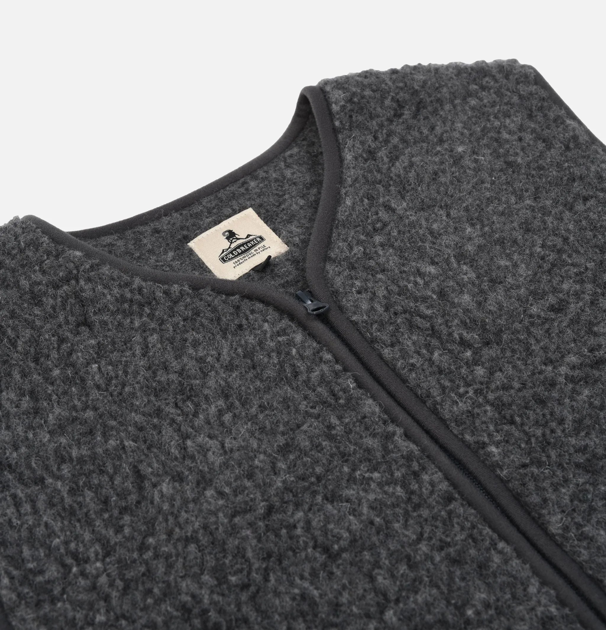 Coldbreaker Pepitko Vest Graphite Cozy Street Style Simple Comfort