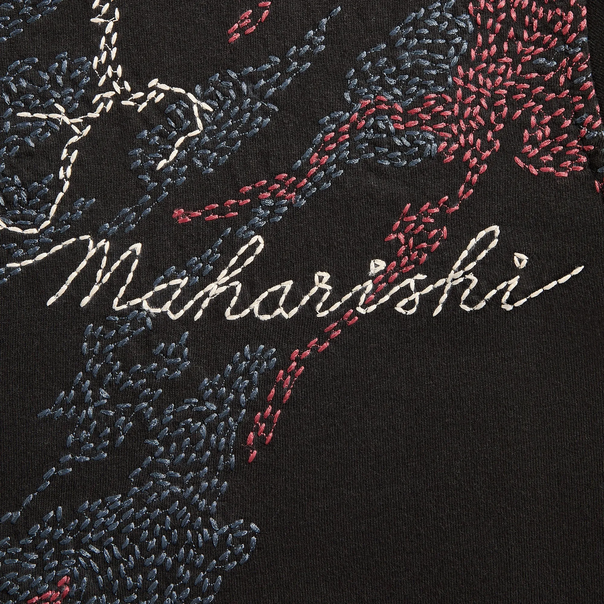 Fashionable Look Maharishi Sashiko Bonsai Tee - Black